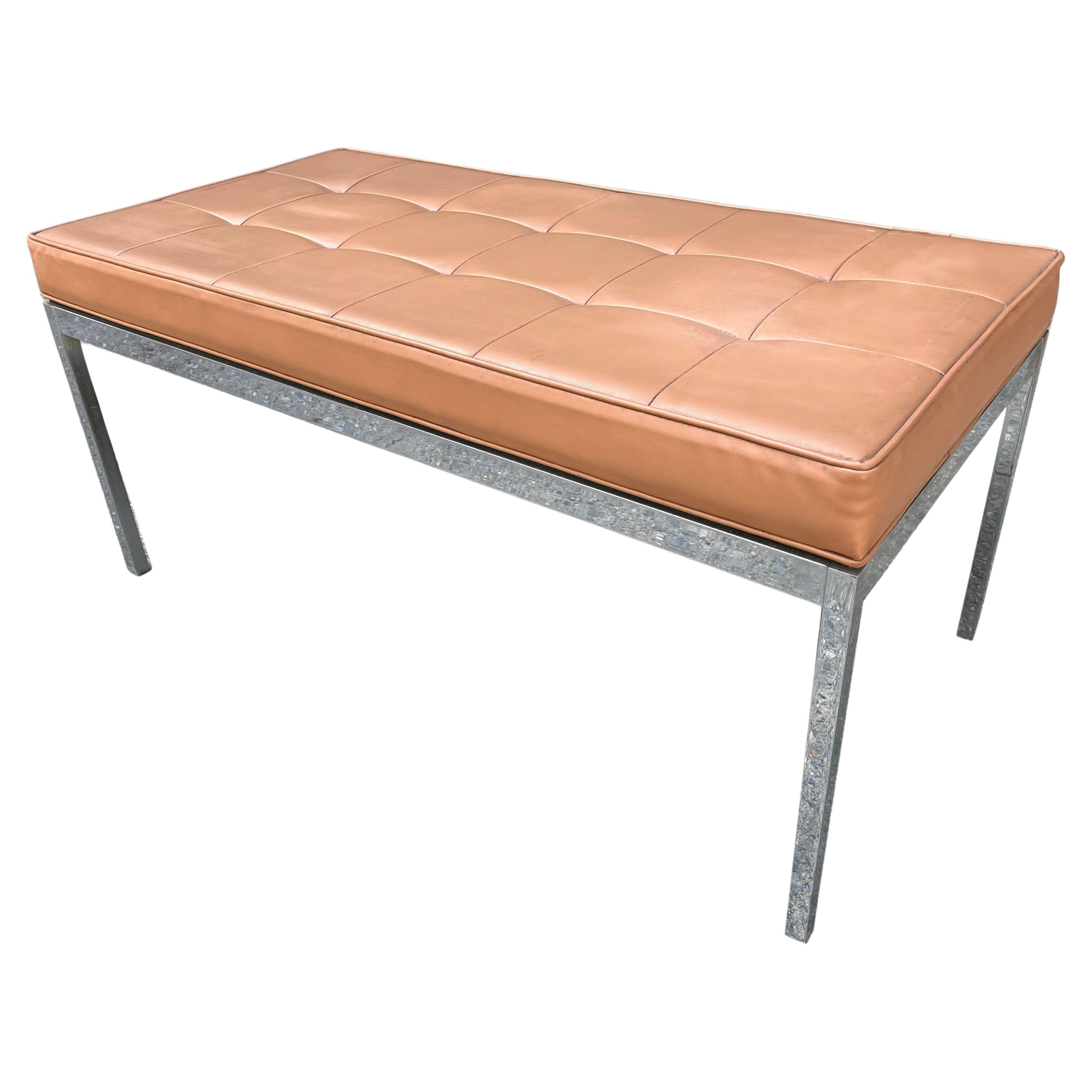 Mid-Century Modern Early Midcentury Florence Knoll Bench 36'' For Sale