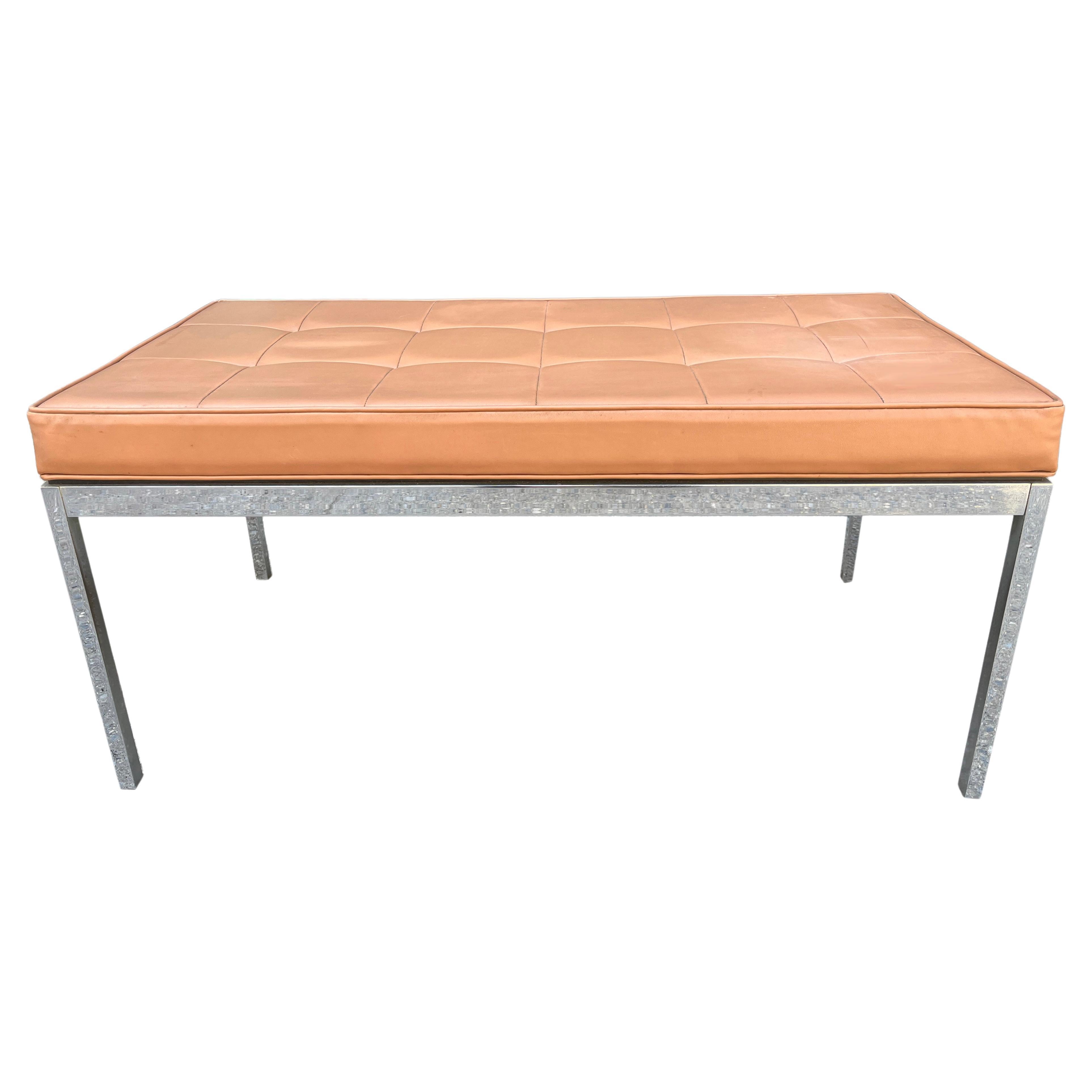 Early Midcentury Florence Knoll Bench 36'' For Sale