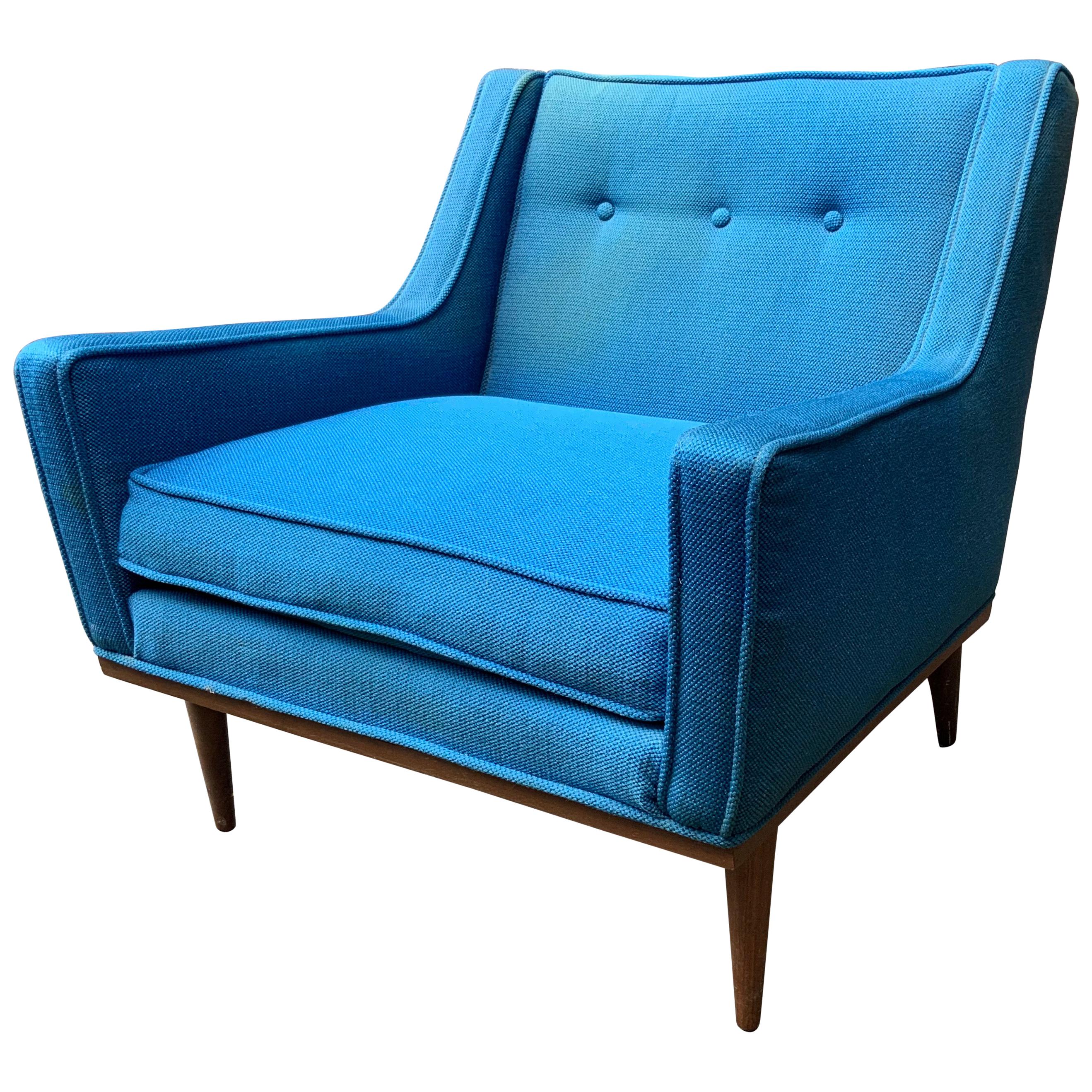 Milo Baughman for James Incorporated Upholstered Armchair