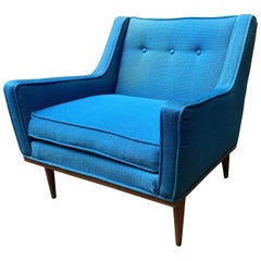 Vintage Milo Baughman for James Incorporated Upholstered Armchair