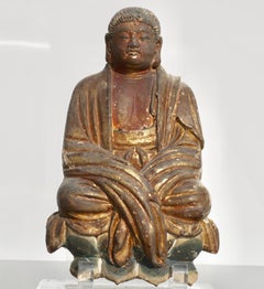 Early Ming Dynasty Chinese Buddha Statue, circa 14th Century