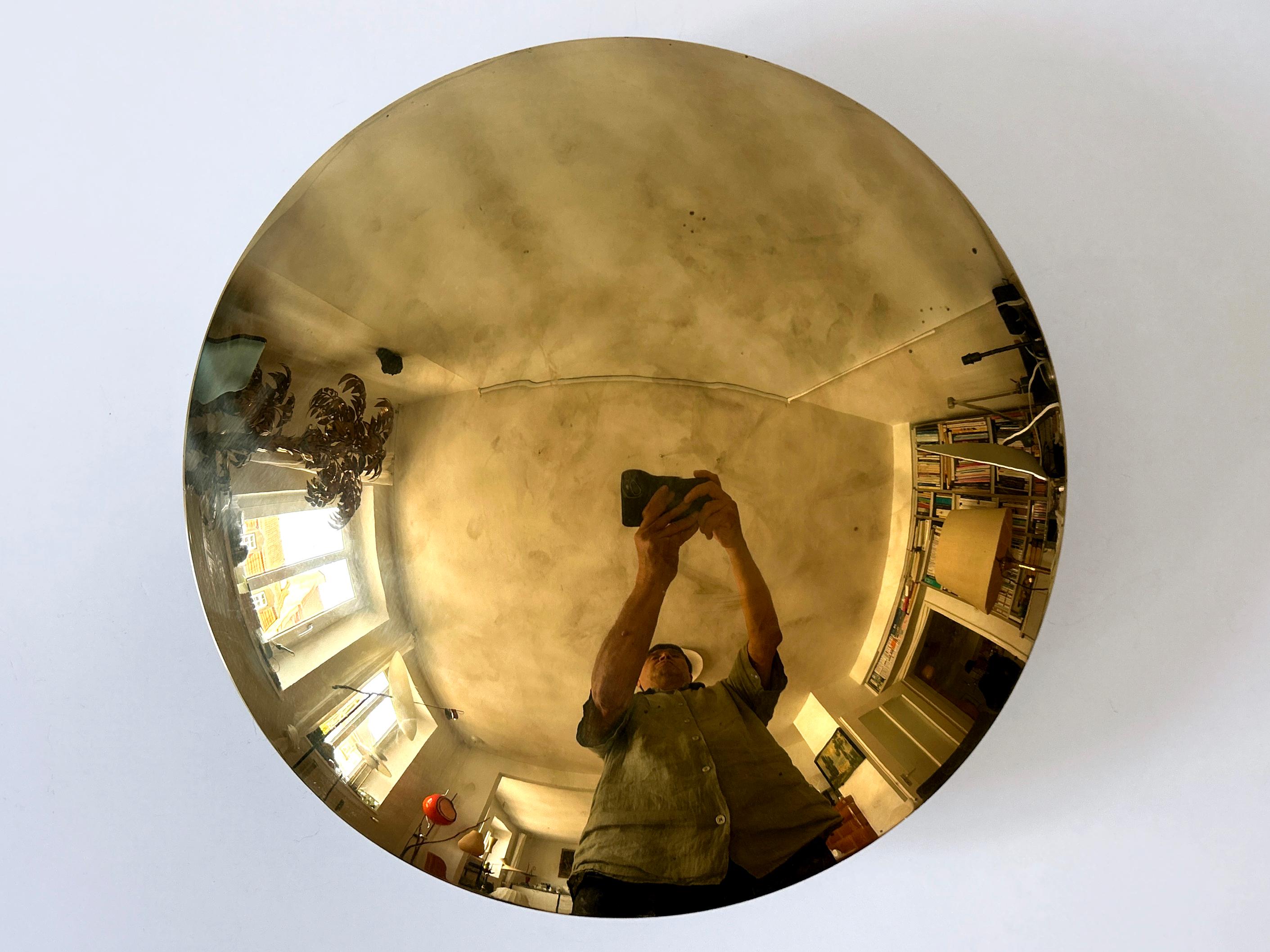 Lampada da incasso o scendiletto in ottone di Florian Schulz Germania anni '60 in vendita 6