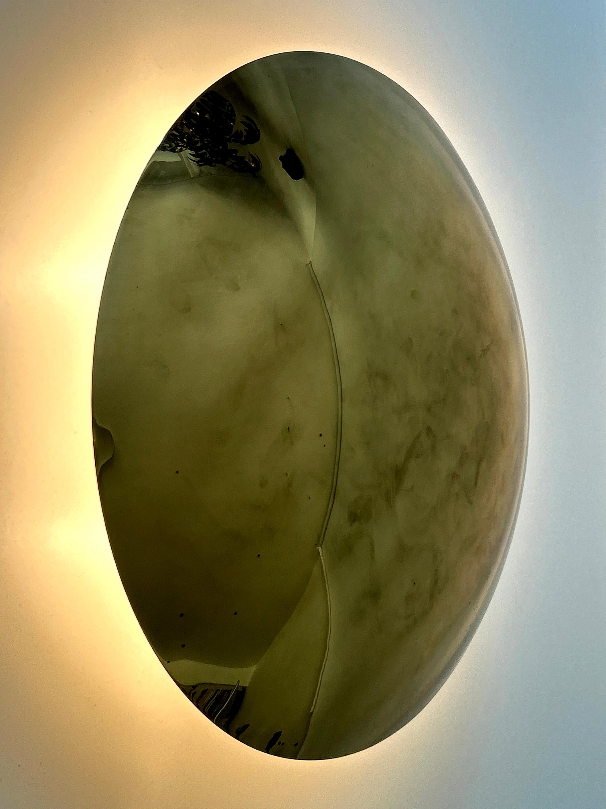 Lampada da incasso o scendiletto in ottone di Florian Schulz Germania anni '60 in vendita 8