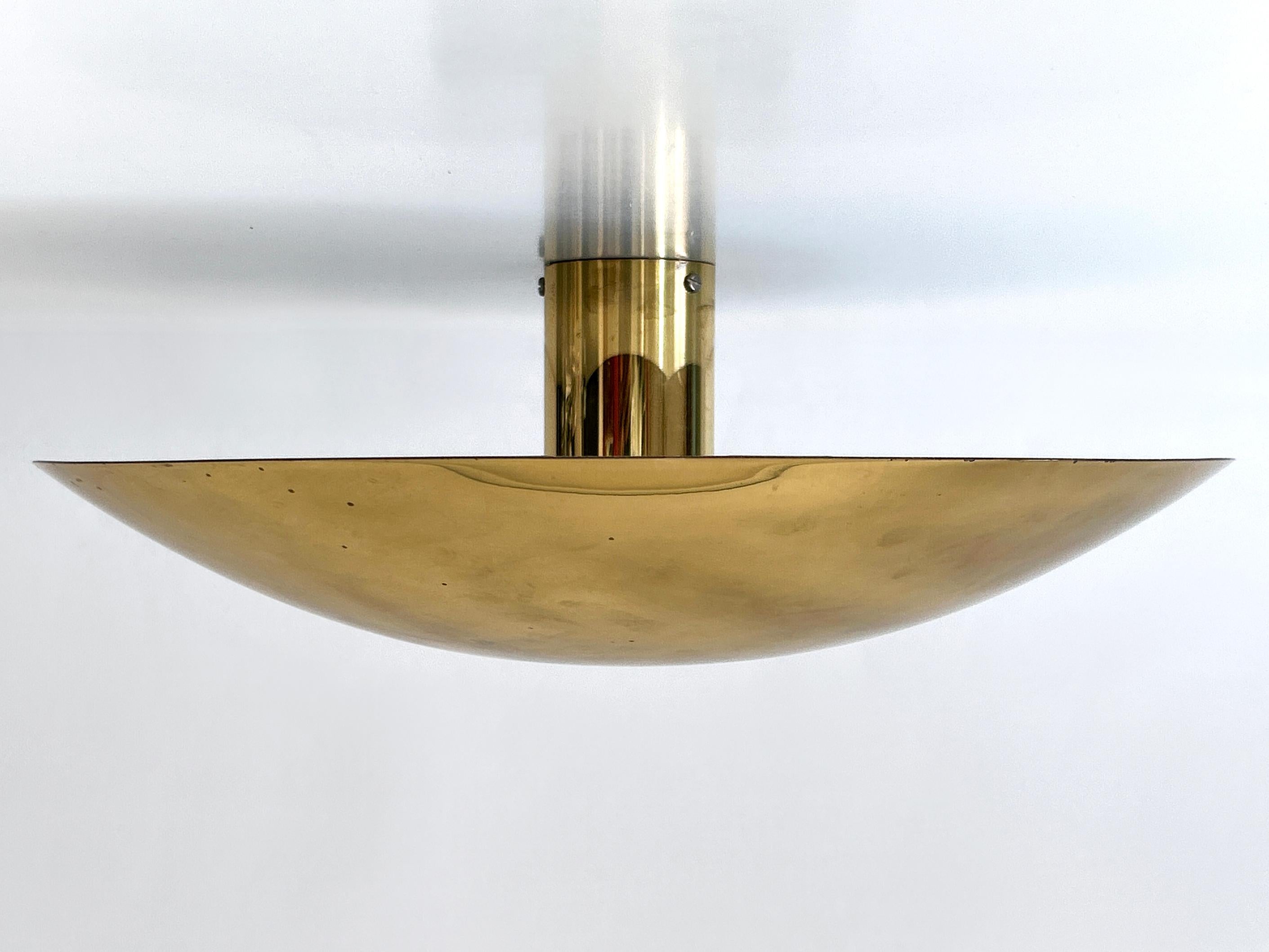 Mid-Century moderno Lampada da incasso o scendiletto in ottone di Florian Schulz Germania anni '60 in vendita