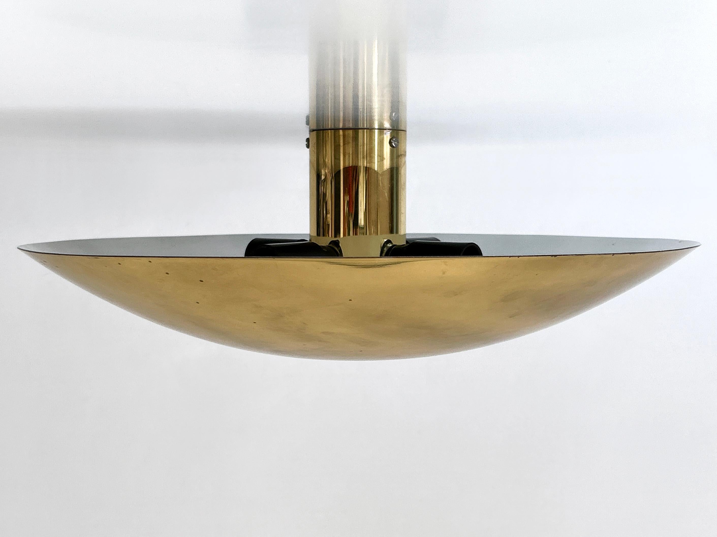Lampada da incasso o scendiletto in ottone di Florian Schulz Germania anni '60 In condizioni buone in vendita a Munich, DE