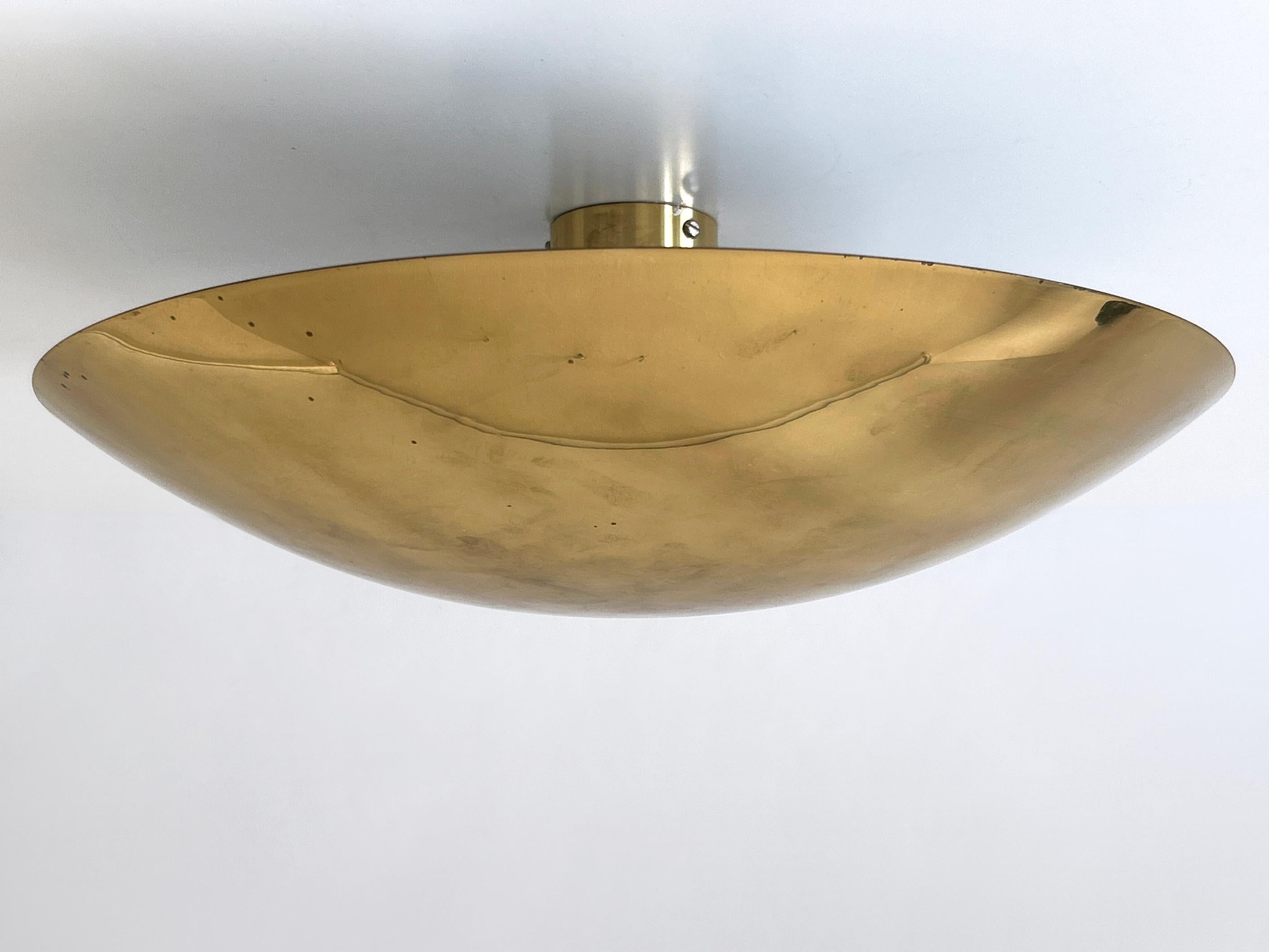 Ottone Lampada da incasso o scendiletto in ottone di Florian Schulz Germania anni '60 in vendita