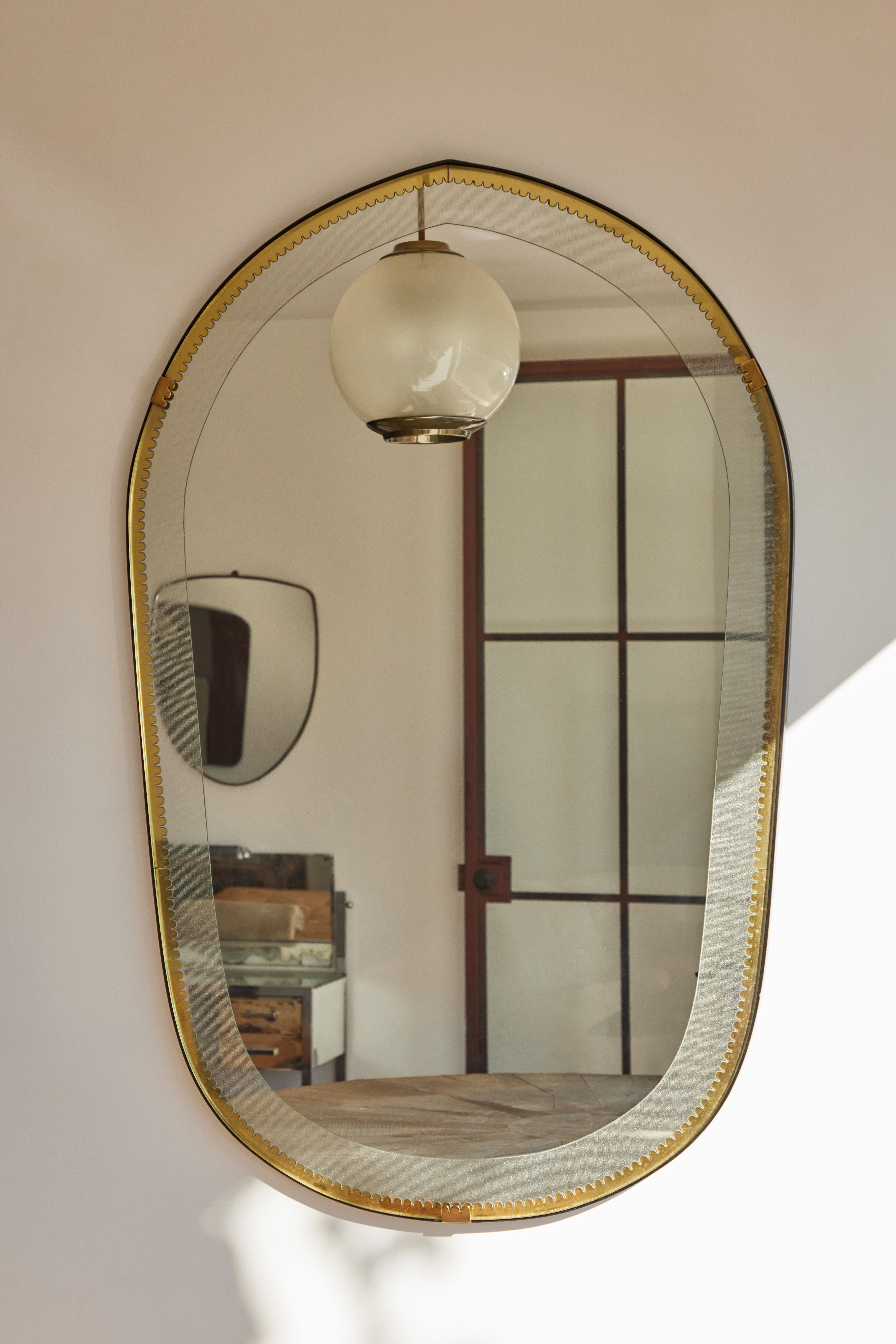 Painted Early Mirror by Fontana Arte