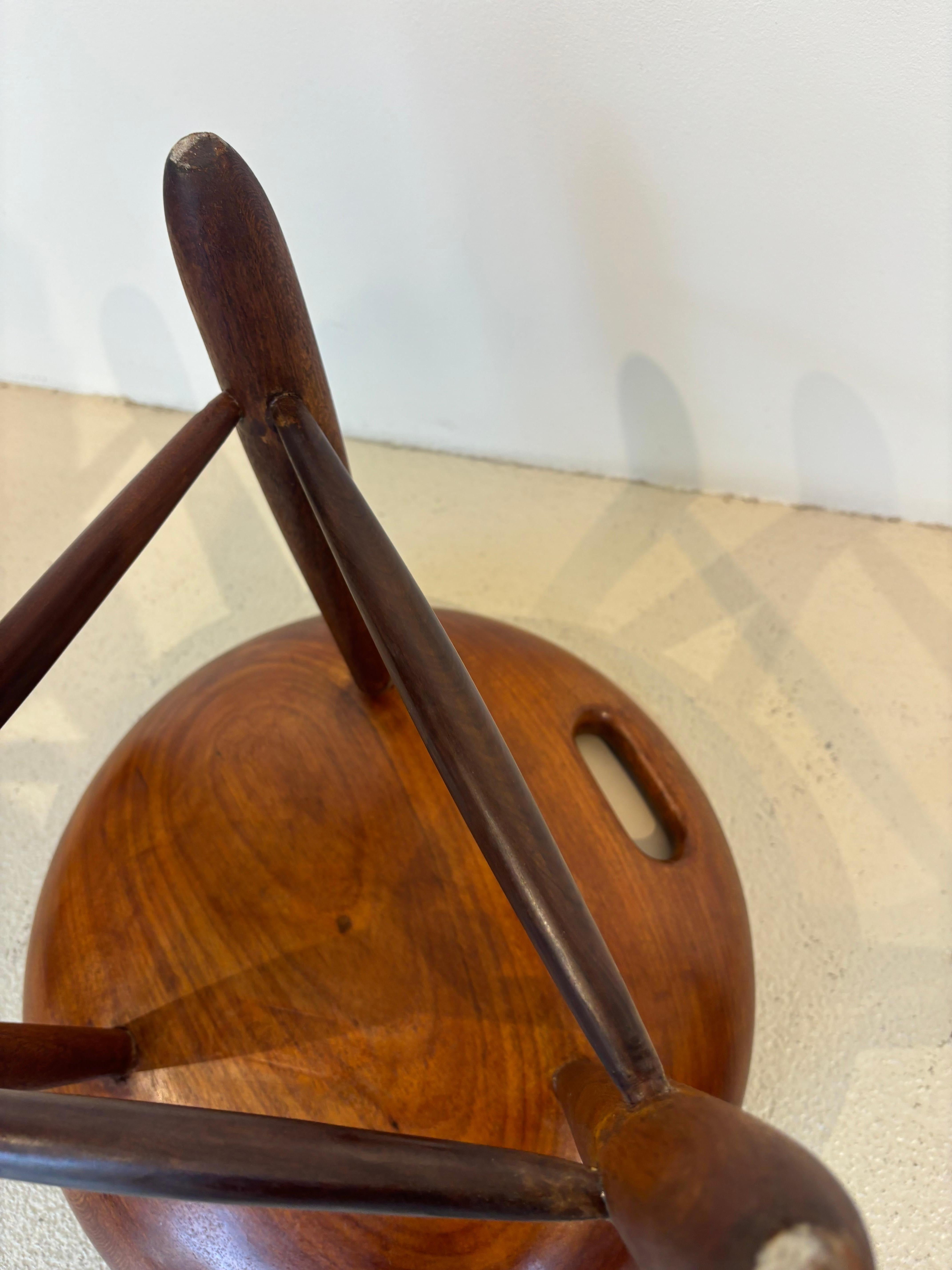 Tabouret mocho primitif de Sergio Rodrigues en vente 6