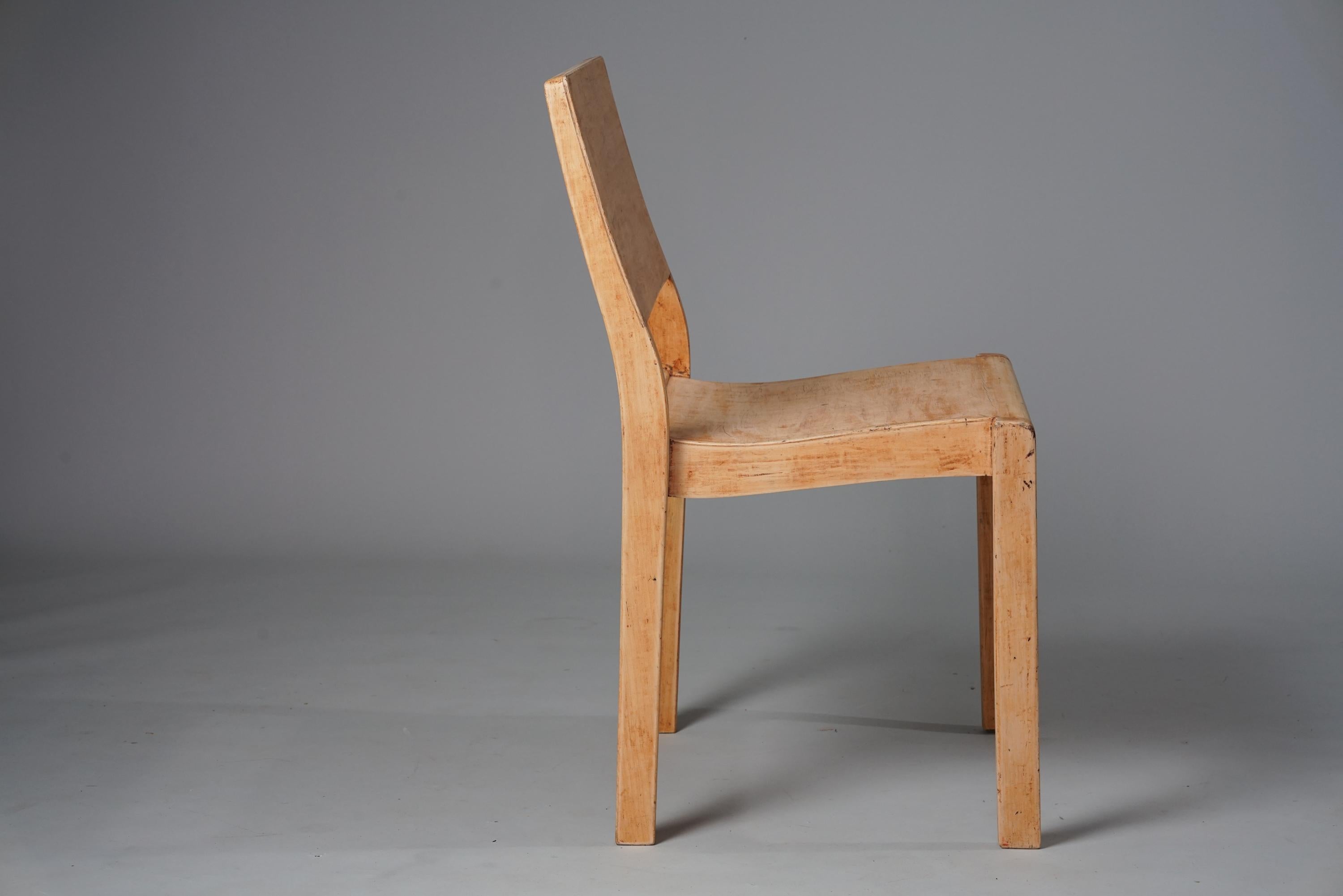 Early Model 611 Chair, Alvar Aalto, Oy Huonekalu- ja Rakennustyötehdas Ab, 1930s For Sale 2