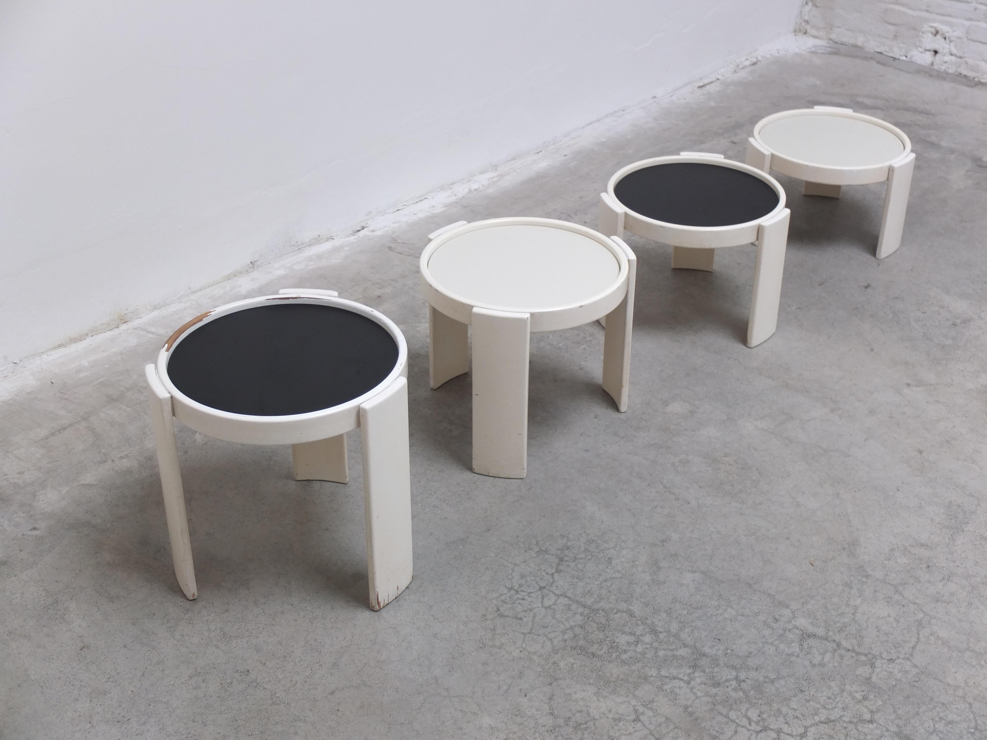 Tables d'appoint empilables « Modèle 780 » de Gianfranco Frattini pour Cassina, 1966 en vente 3
