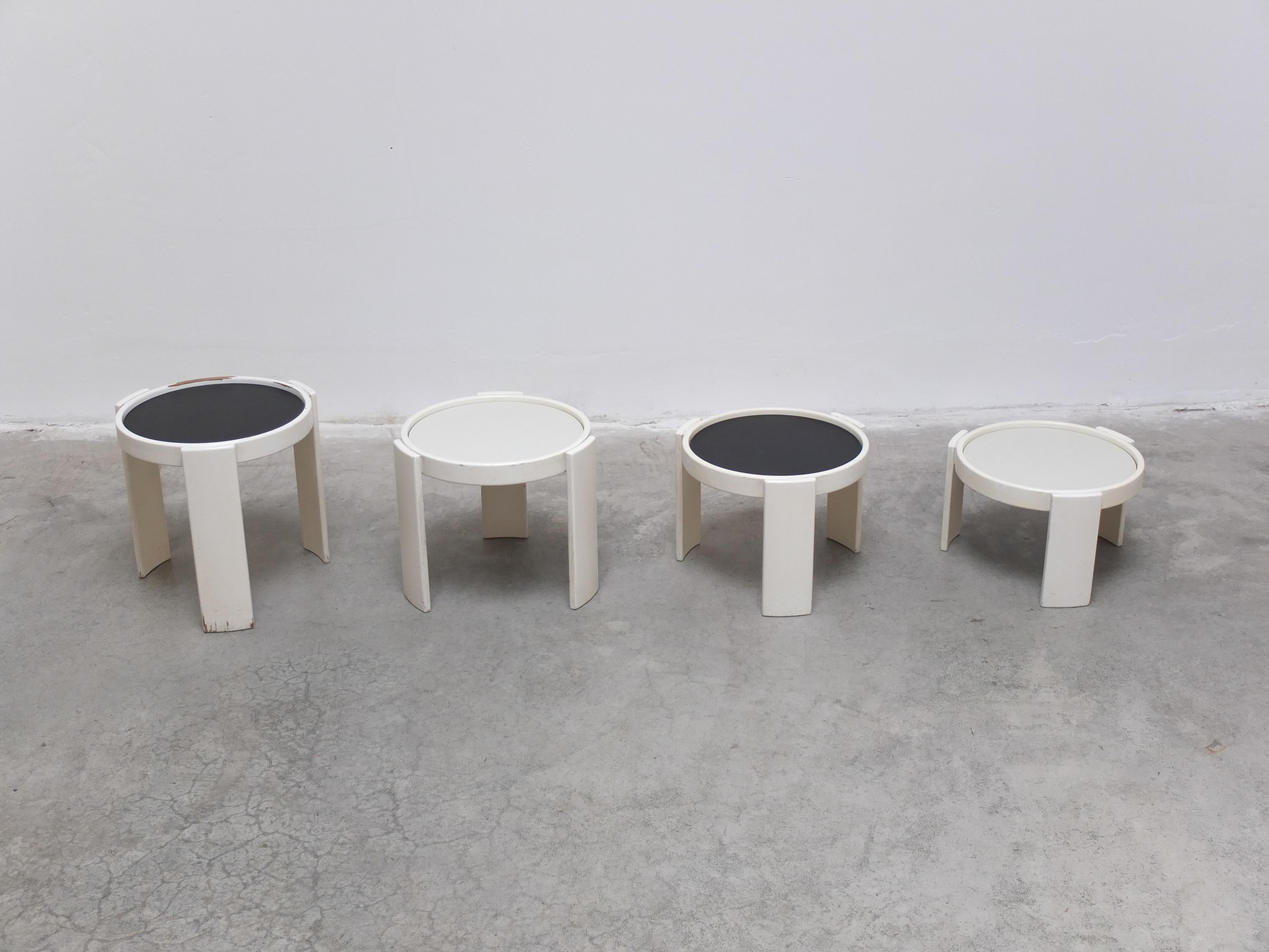 Tables d'appoint empilables « Modèle 780 » de Gianfranco Frattini pour Cassina, 1966 en vente 5