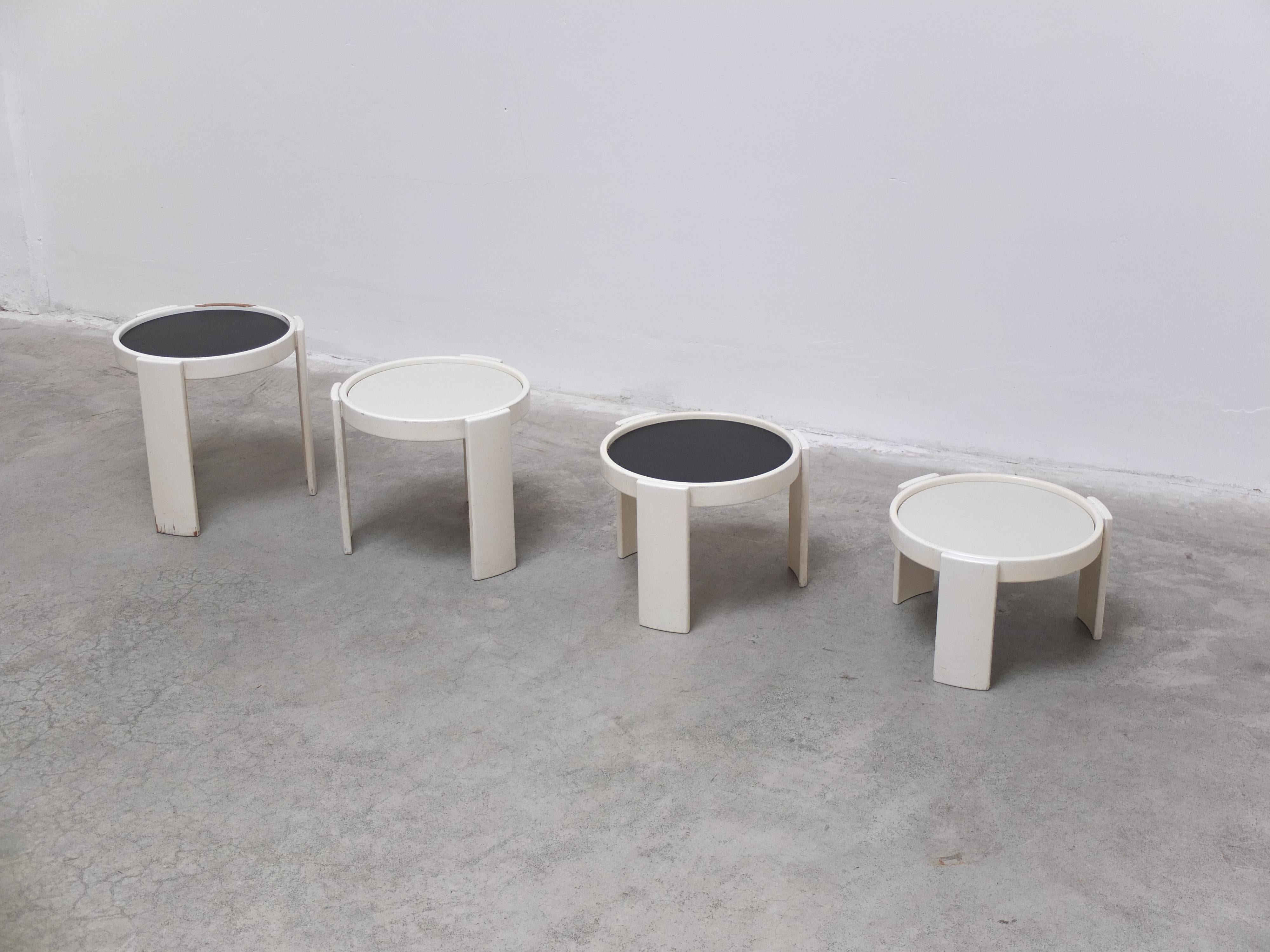 Tables d'appoint empilables « Modèle 780 » de Gianfranco Frattini pour Cassina, 1966 en vente 8