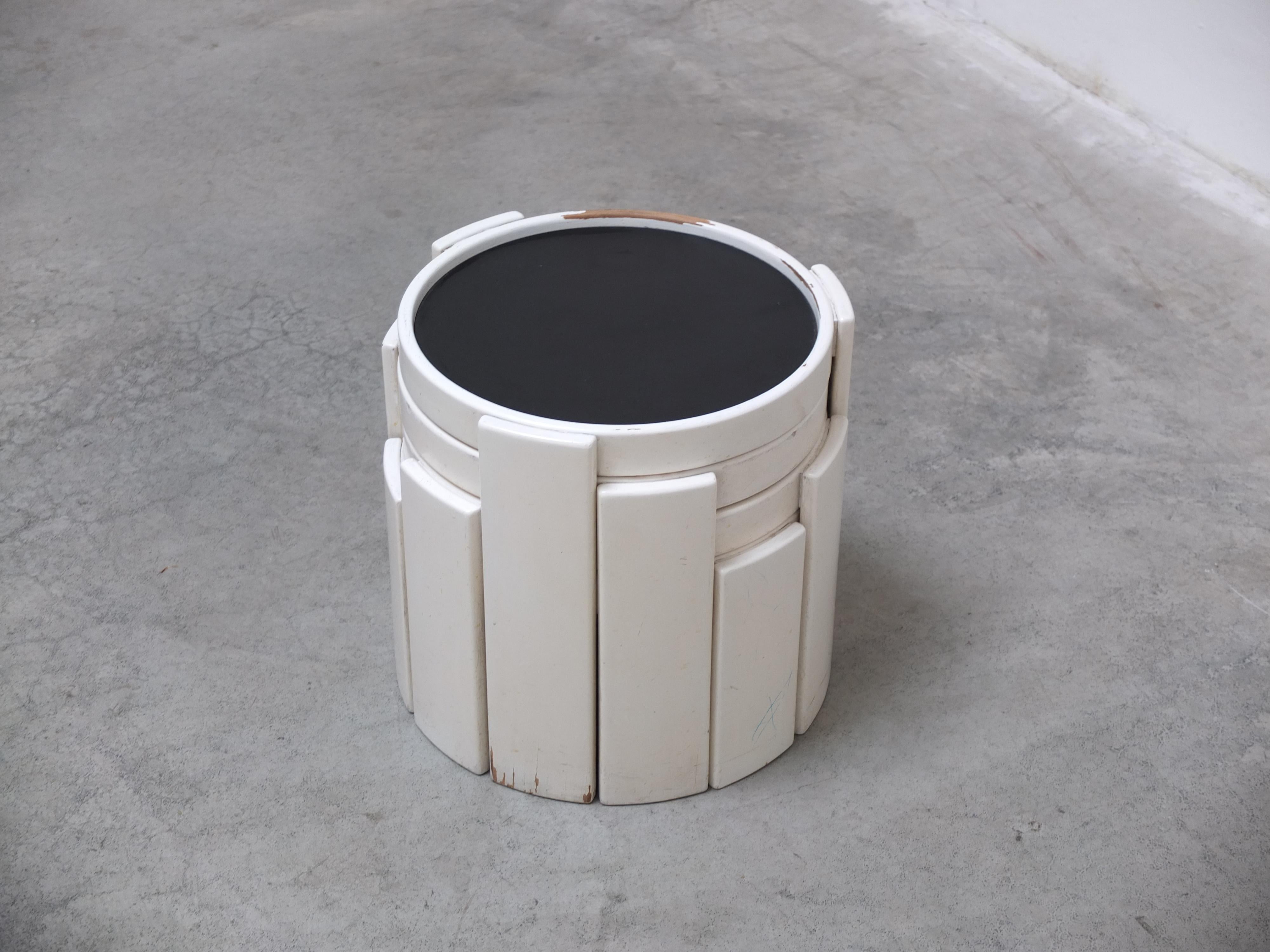 italien Tables d'appoint empilables « Modèle 780 » de Gianfranco Frattini pour Cassina, 1966 en vente