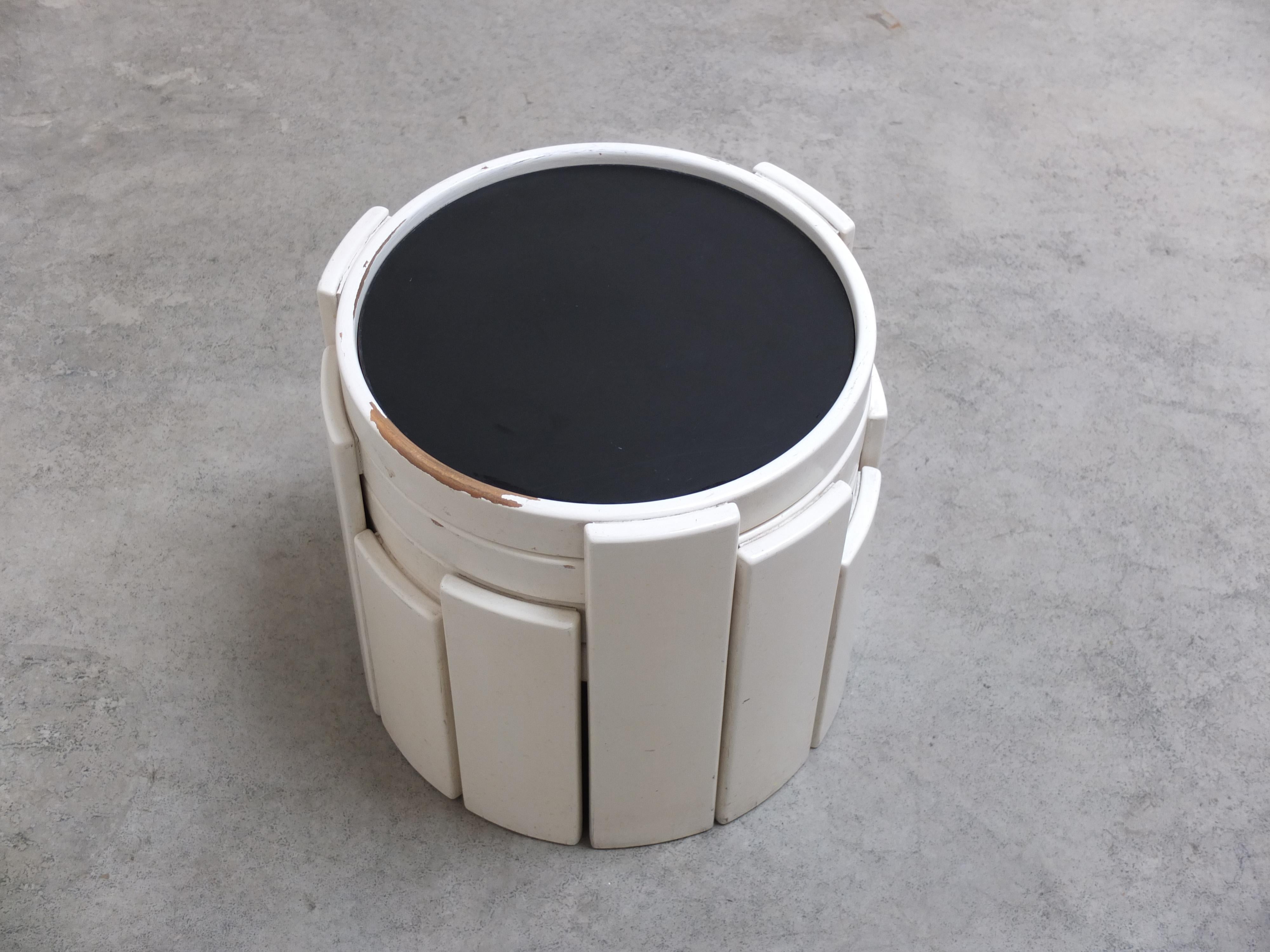20ième siècle Tables d'appoint empilables « Modèle 780 » de Gianfranco Frattini pour Cassina, 1966 en vente