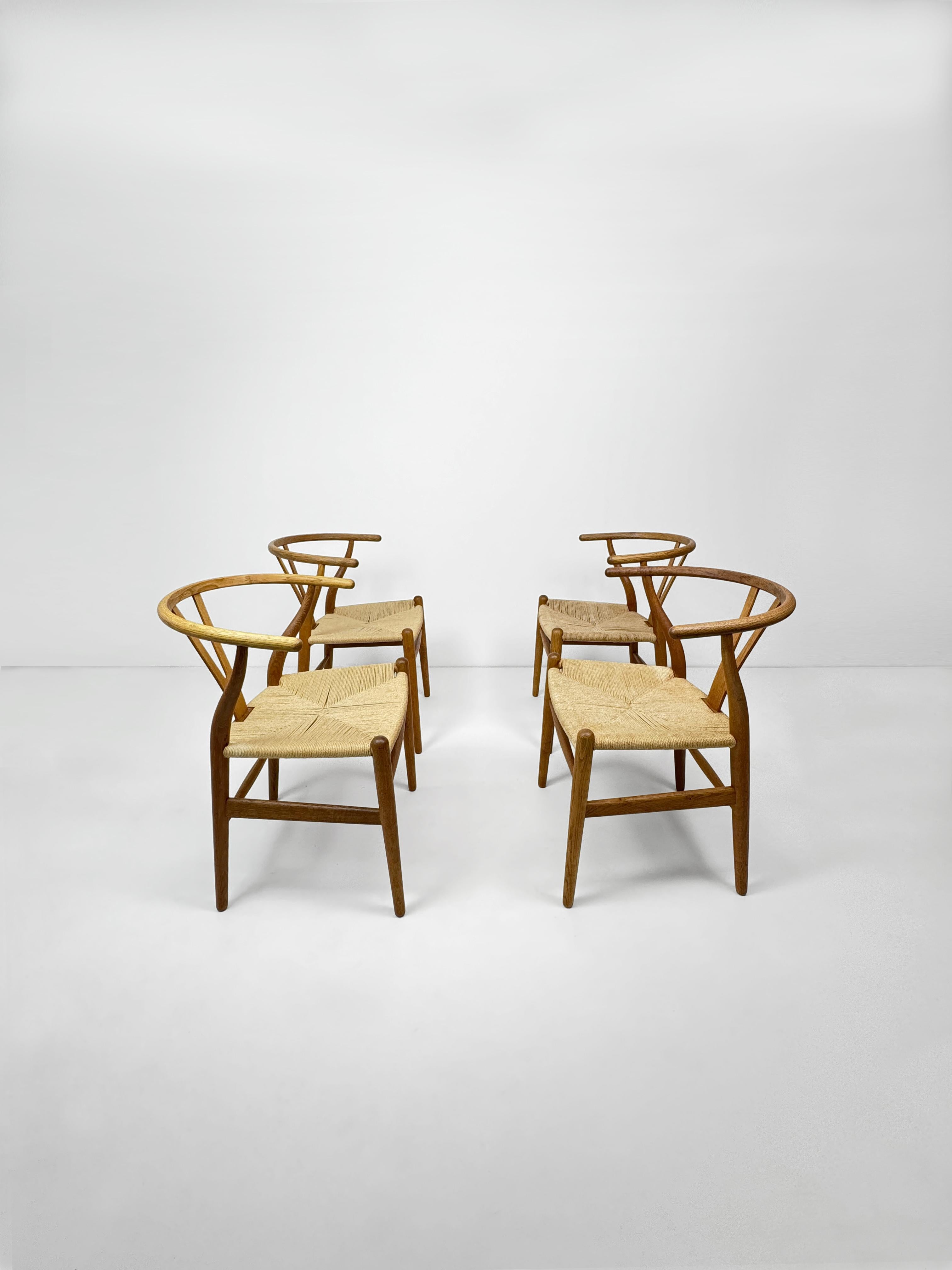 Danish Early Model Hans J Wegner CH24 Chair in Patinated Oak, Denmark 1950's