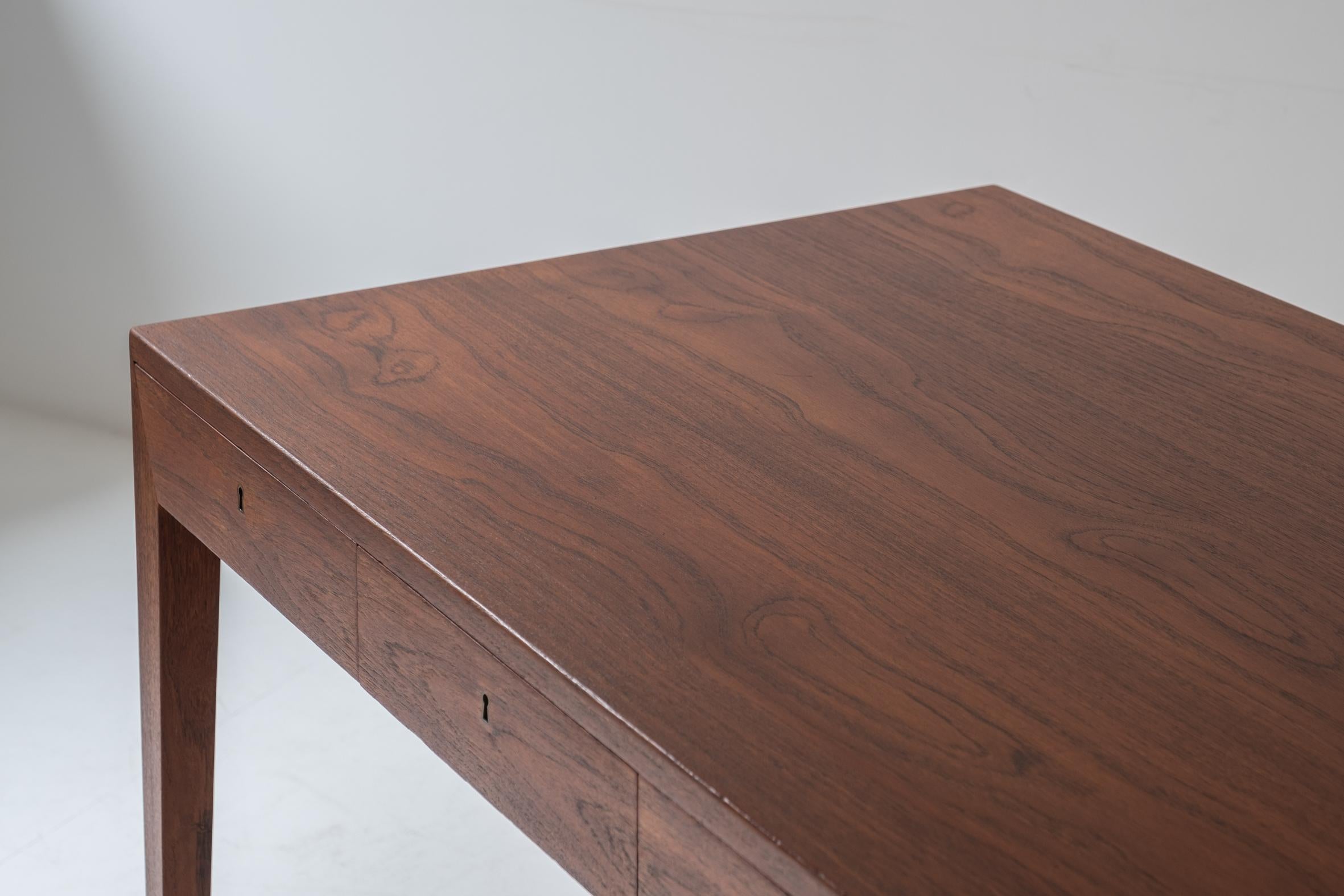 Early Model No. 36 desk in teak by Severin Hansen for Haslev, Denmark 1958 5