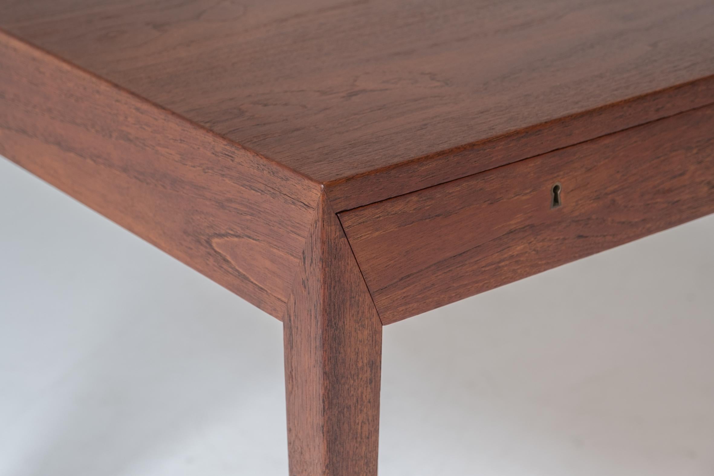 Early Model No. 36 desk in teak by Severin Hansen for Haslev, Denmark 1958 2