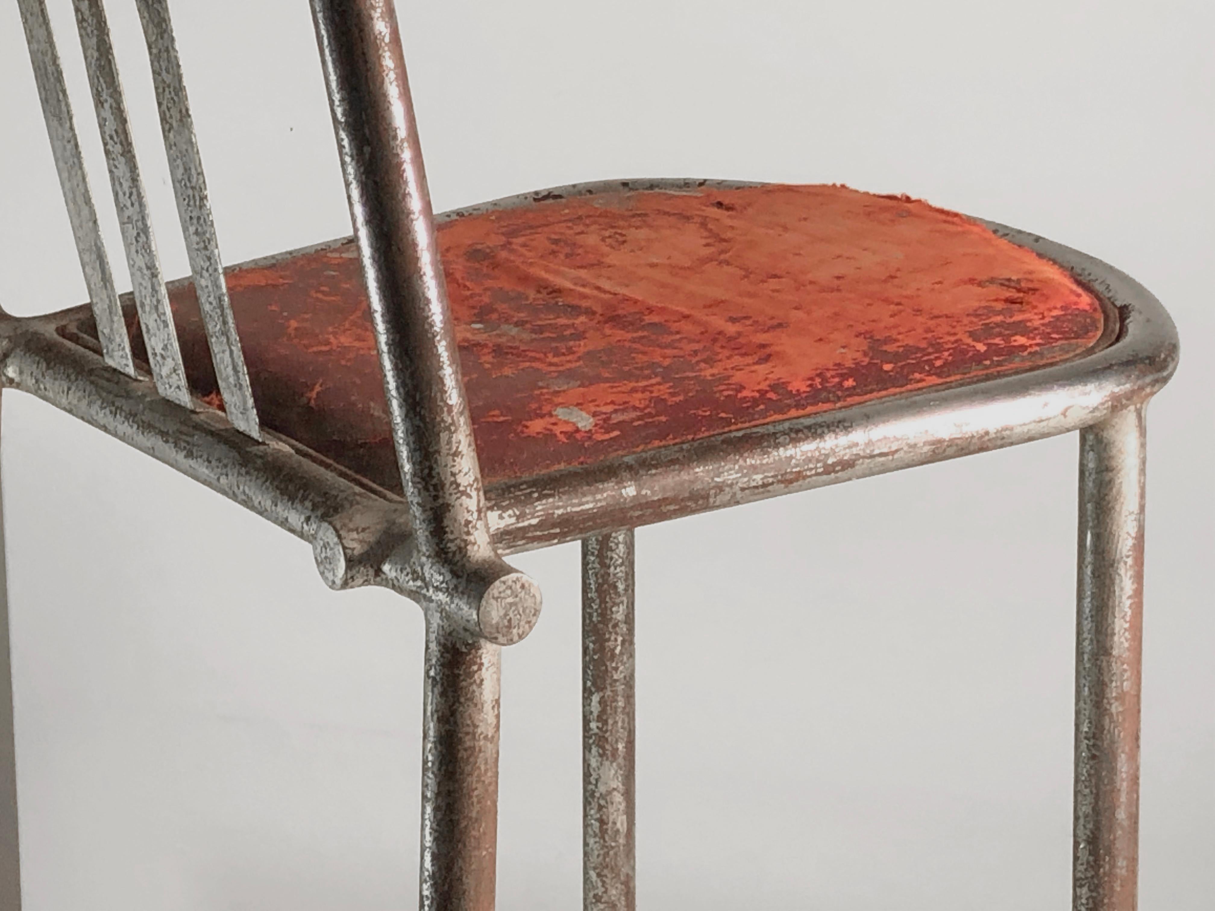 Français Authentique chaise débutant du modernisme de ROBERT MALLET-STEVENS, TUBOR, France 1925 en vente