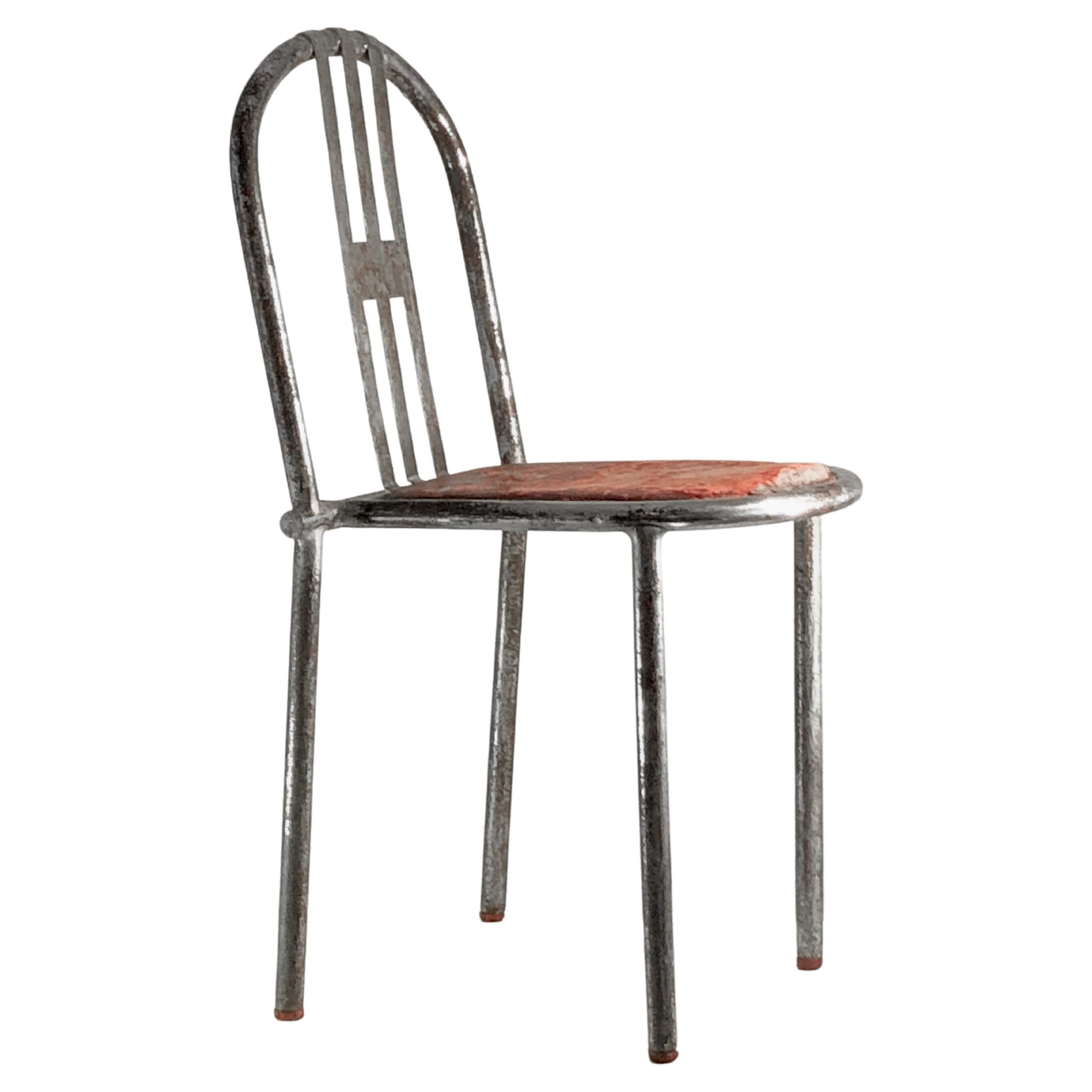 Authentique chaise débutant du modernisme de ROBERT MALLET-STEVENS, TUBOR, France 1925 en vente