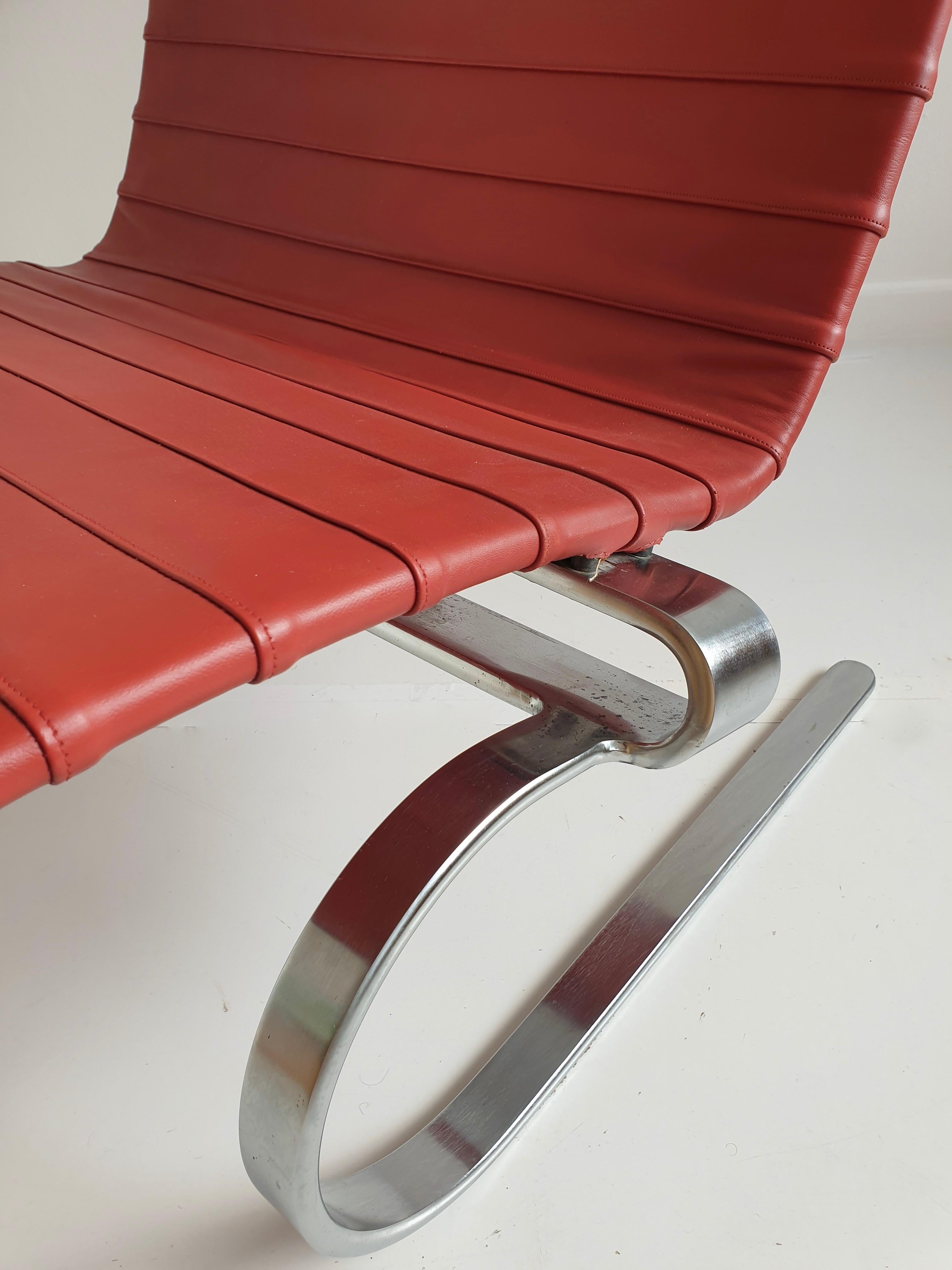 Early Model PK20 Lounge Chair by Poul Kjaerholm for E. Kold Christensen, Denmark For Sale 2