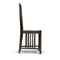 Early Modern Jugendstil Side Chair by Heinrich Vogeler, circa 1910