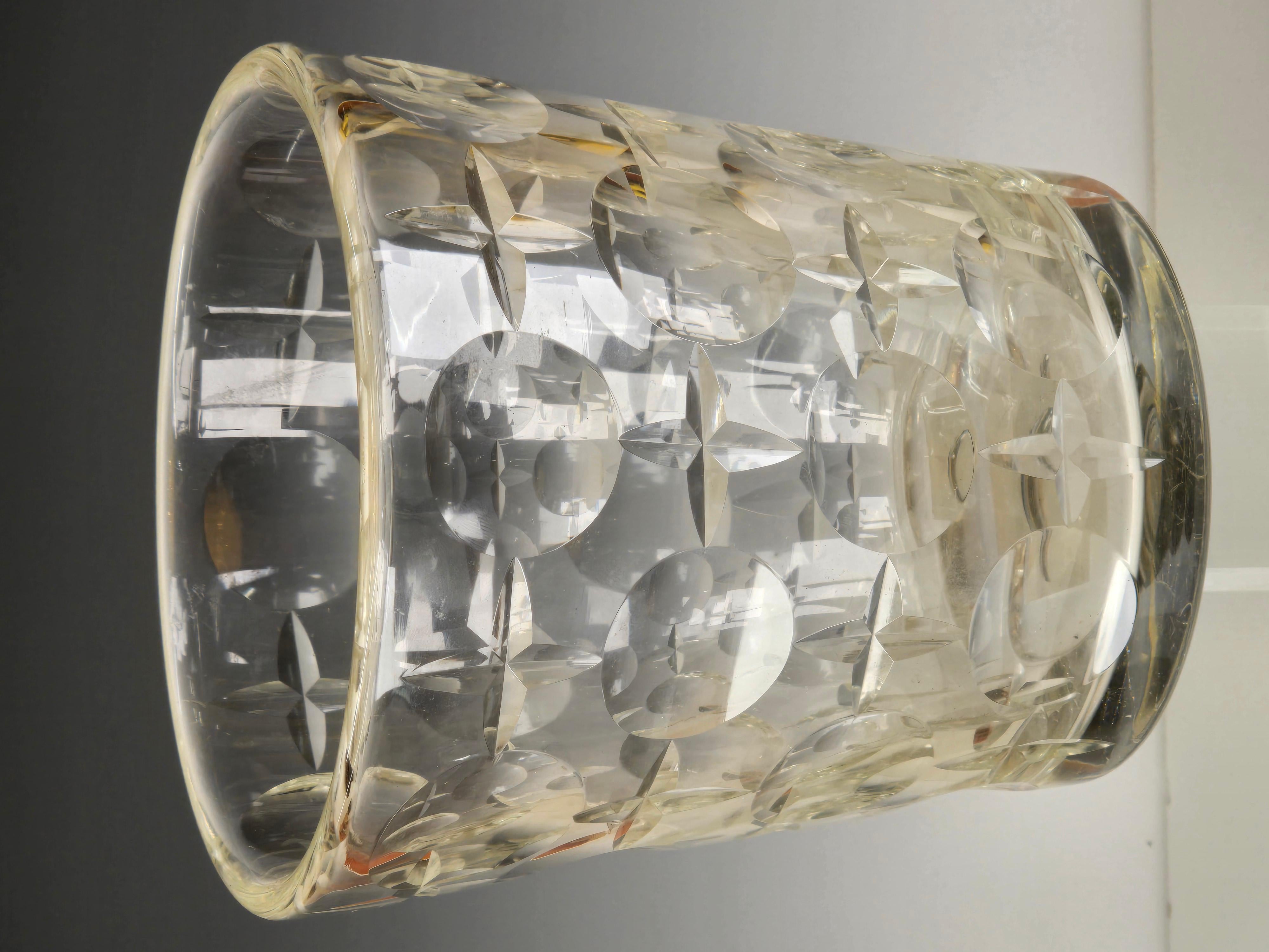 lead crystal ice bucket
