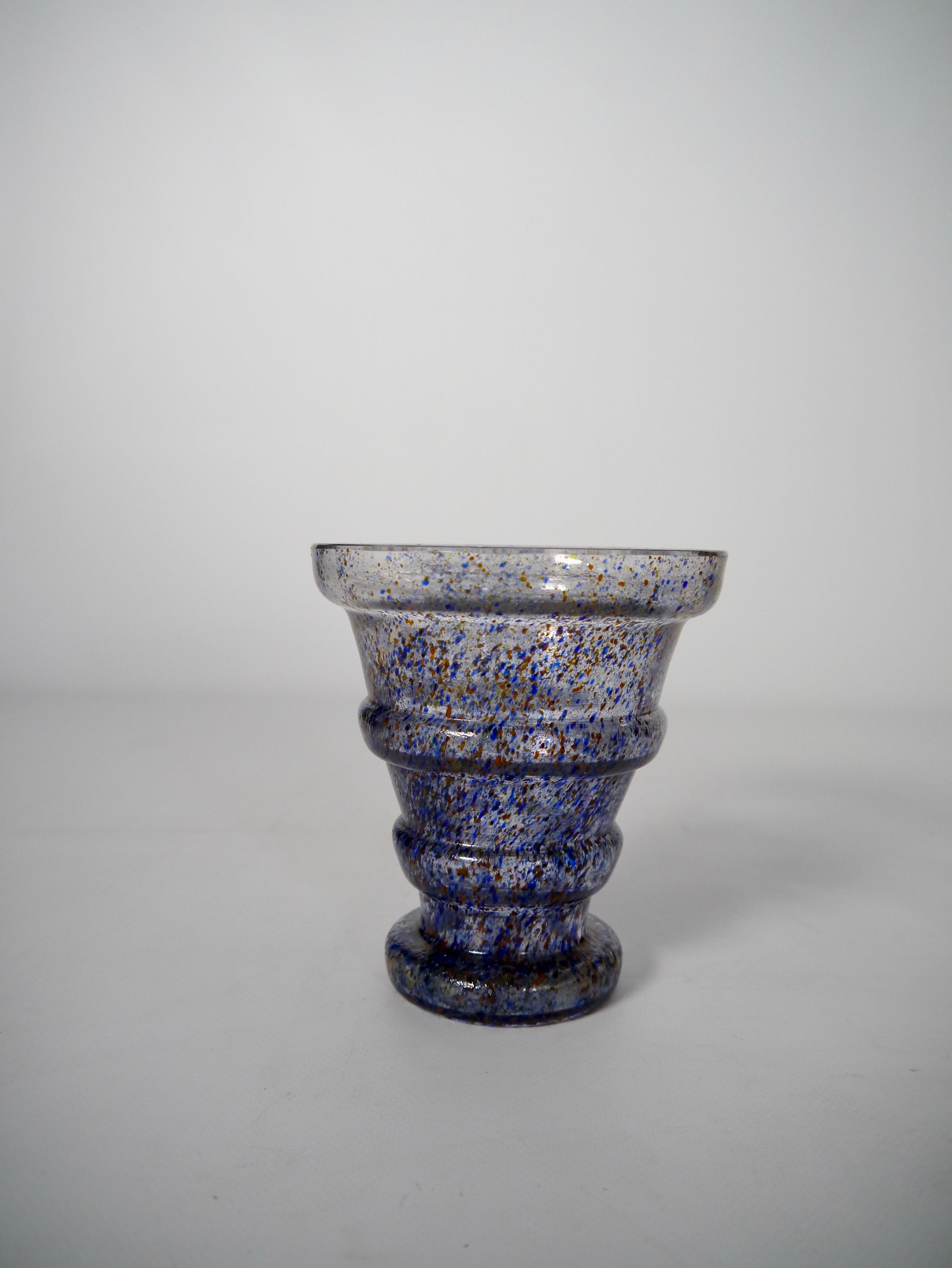 Early Modernist Glass Vase by Sven X:et Erixson for Kosta, Sweden, 1930s For Sale 2