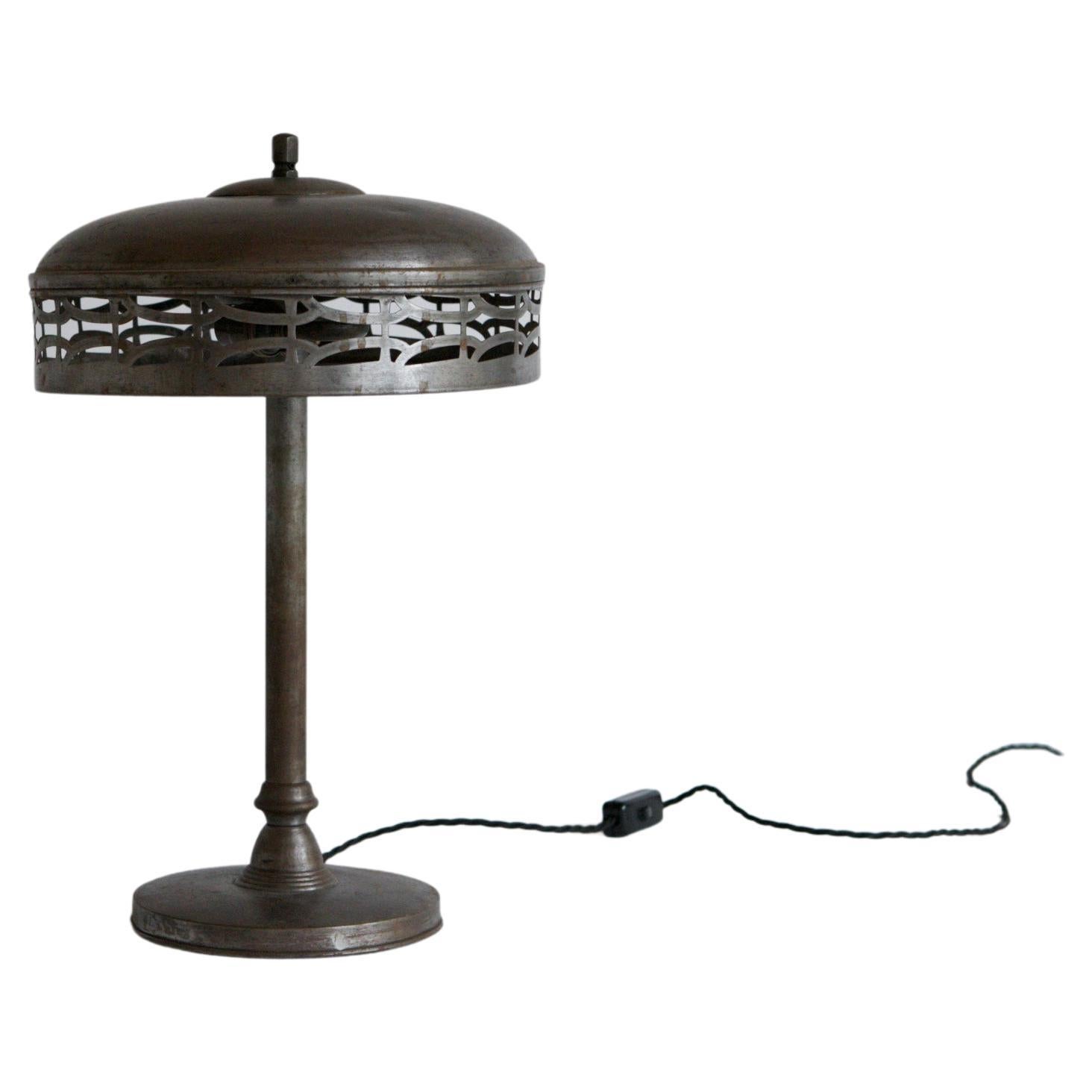 Early Modernist Table Lamp, Viennese Style
