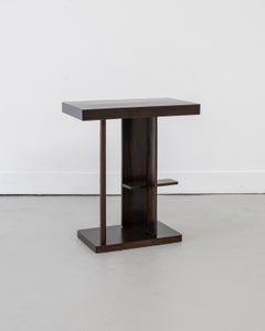 Early Modernist Wooden Console Table, France, c.1930