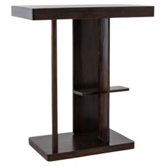 Early Modernist Wooden Console Table, France, c.1930