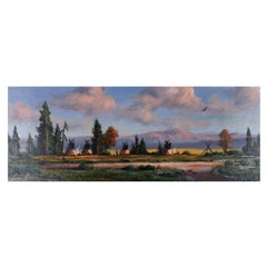Pittura ad olio originale del primo mattino di Heinie Hartwig