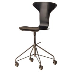 Early Mosquito swivel desk chair by Arne Jacobsen for Fritz Hansen, Denmark 1955