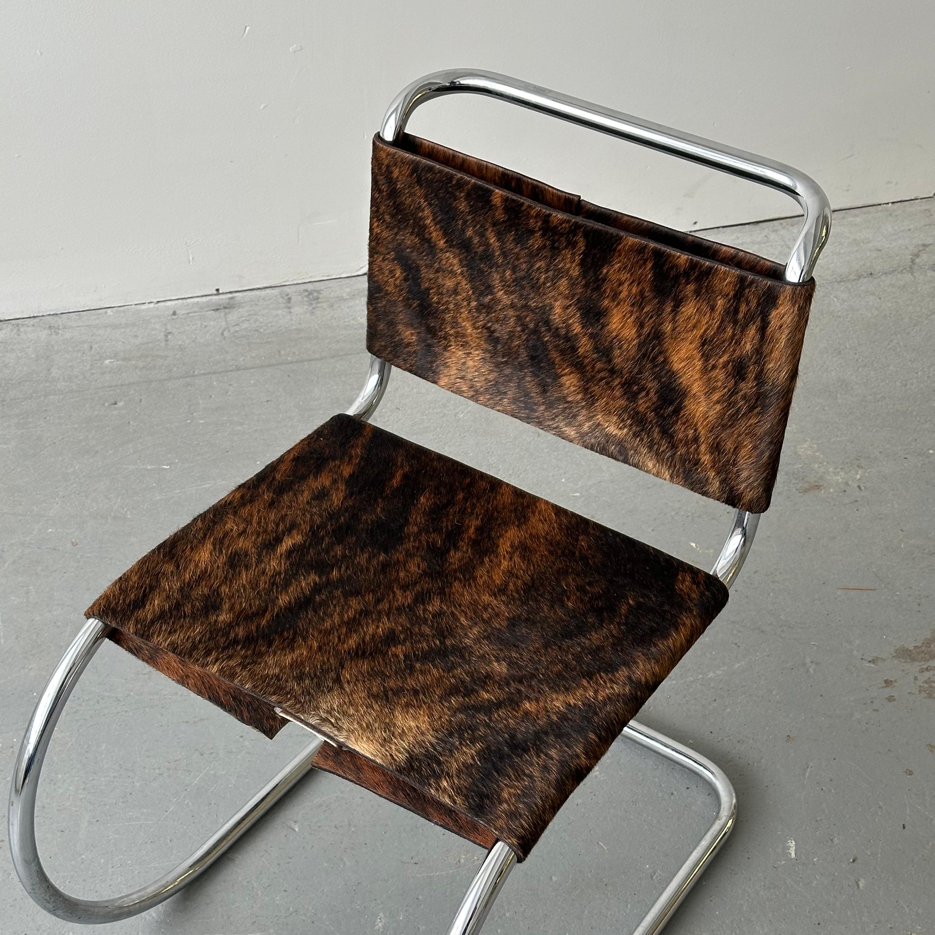 Mid-Century Modern Early MR10 Chair by Mies van der Rohe