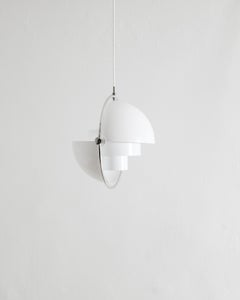Early "Multi Lite" Ceiling Lamp Pendant by Louis Weisdorf for Lyfa Denmark 1960s