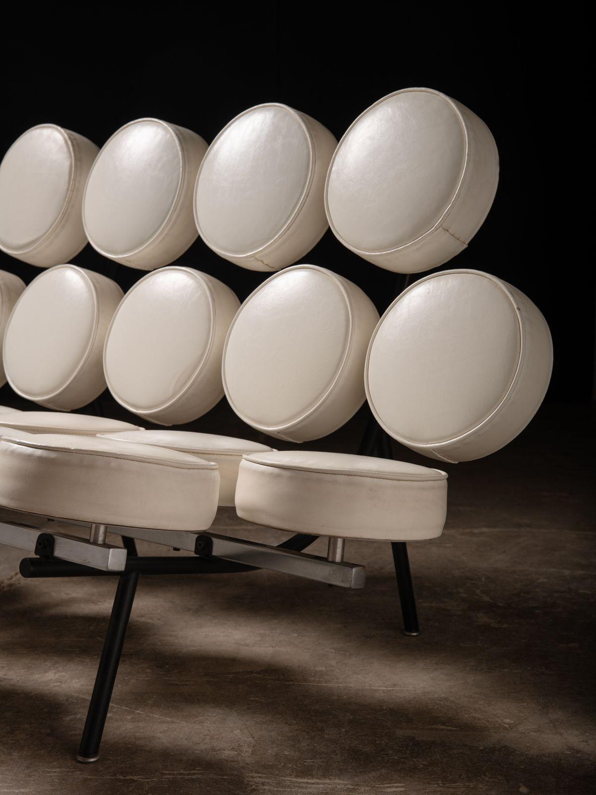 Frühes Marshmallow-Sofa in Museumsqualität von George Nelson für Herman Miller im Angebot 2
