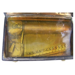 Antique Musical Snuffbox by Alibert playing 2 Tunes