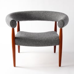 Early Nanna Ditzel Teak Ring Armchair for Kold Savvaerk, Designed 1958