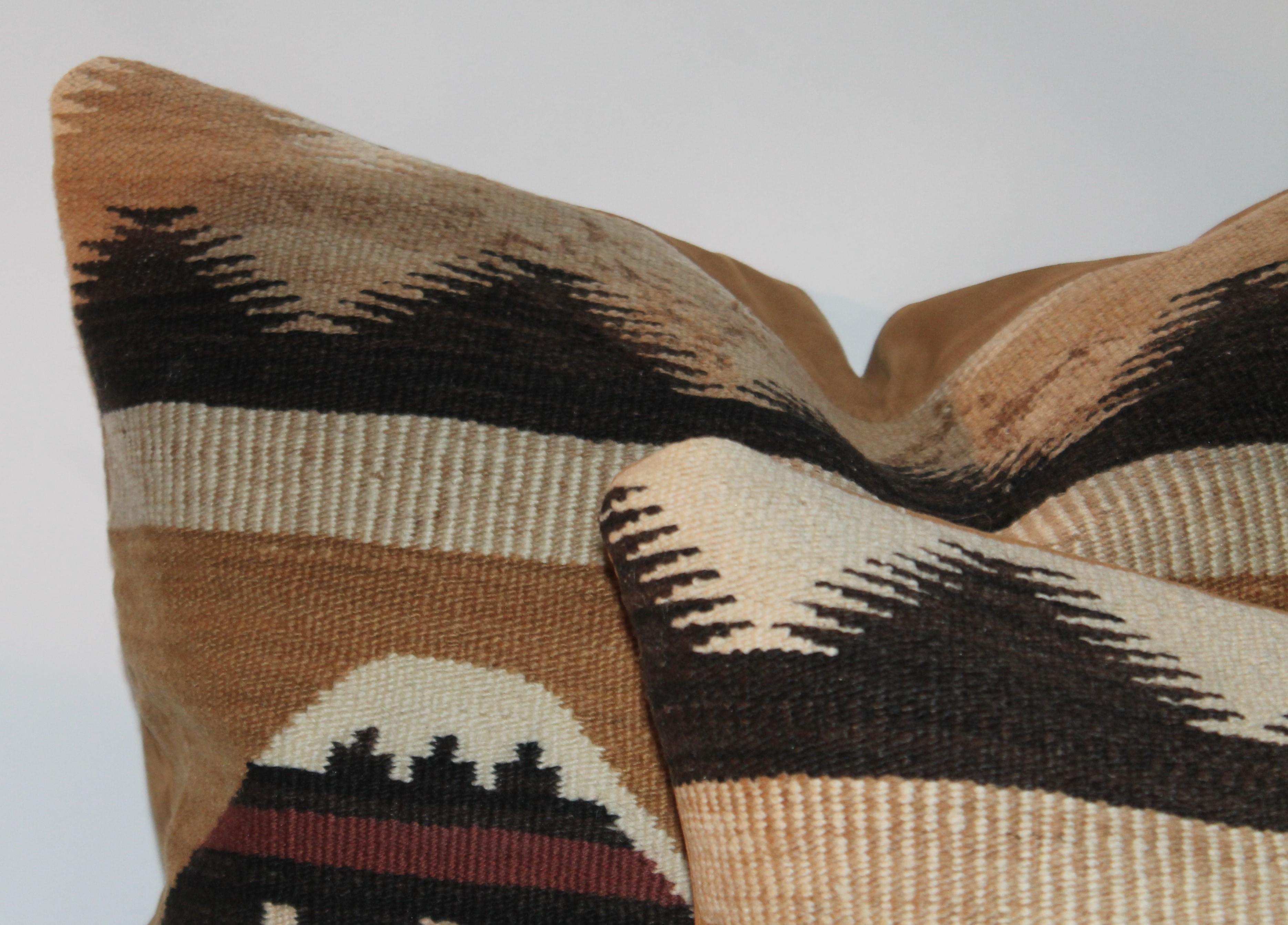 Adirondack Early Navajo Chinle Indian Weaving Pillows