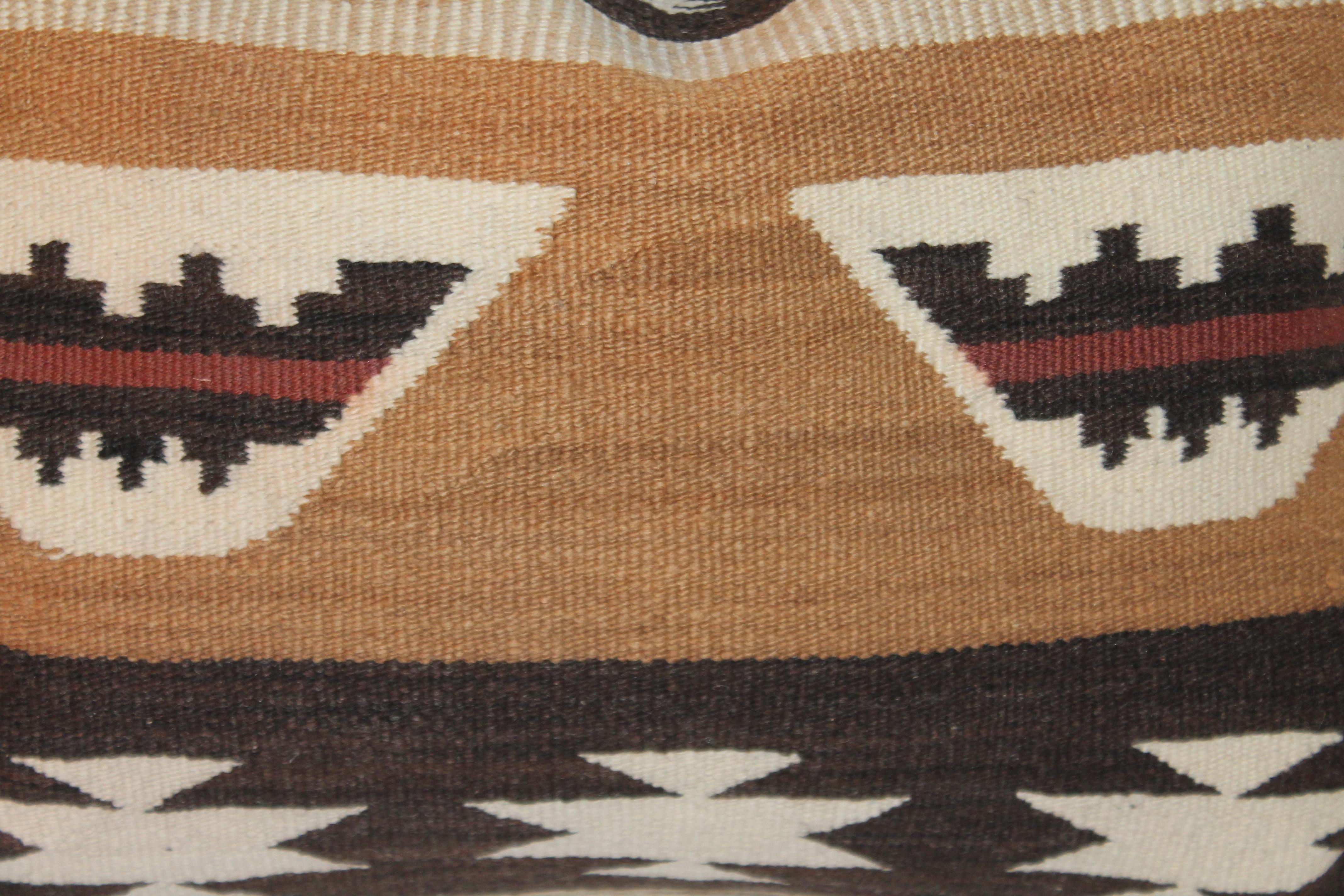 American Early Navajo Chinle Indian Weaving Pillows