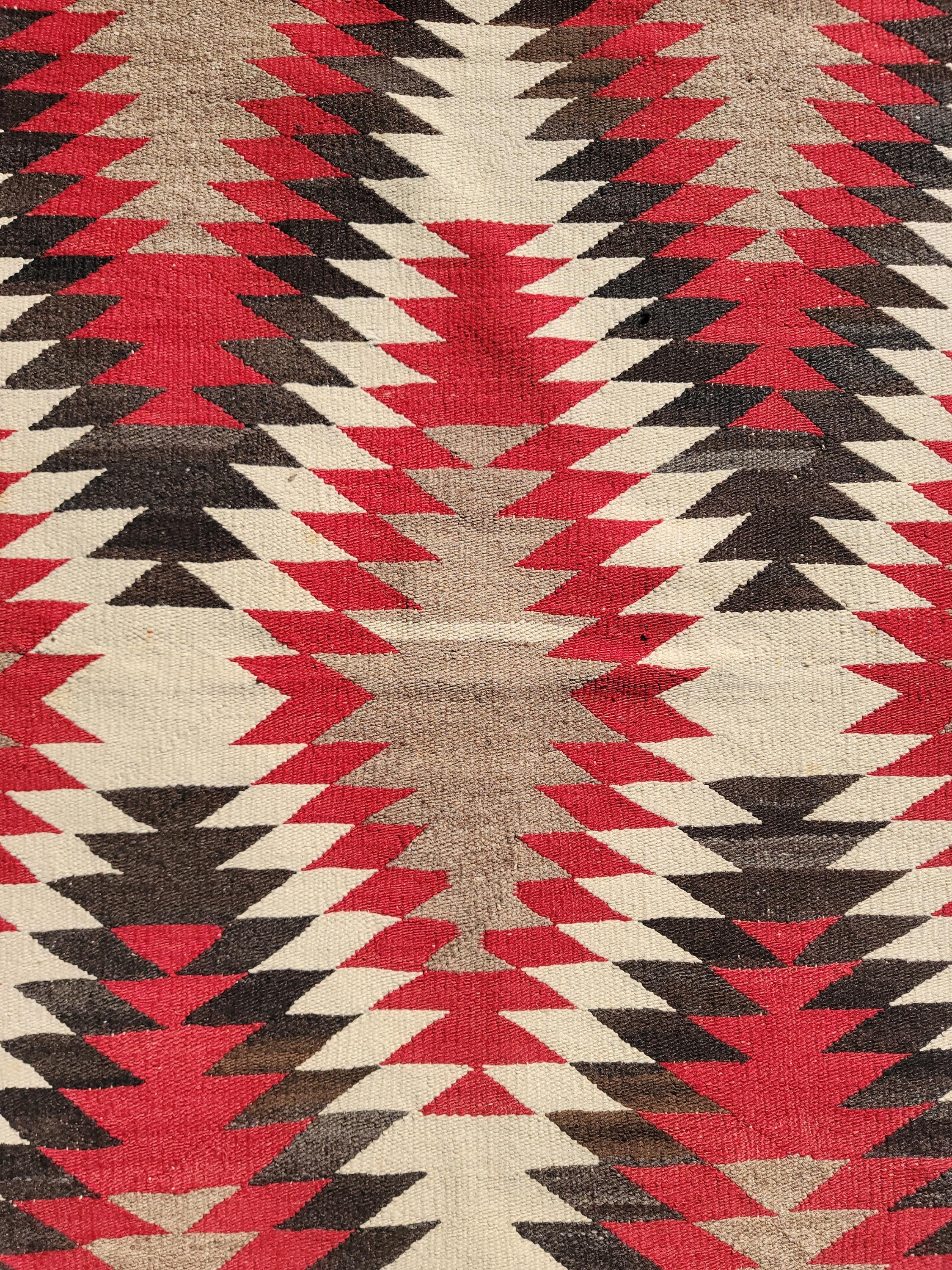 Adirondack Early Navajo Geometric Weaving For Sale