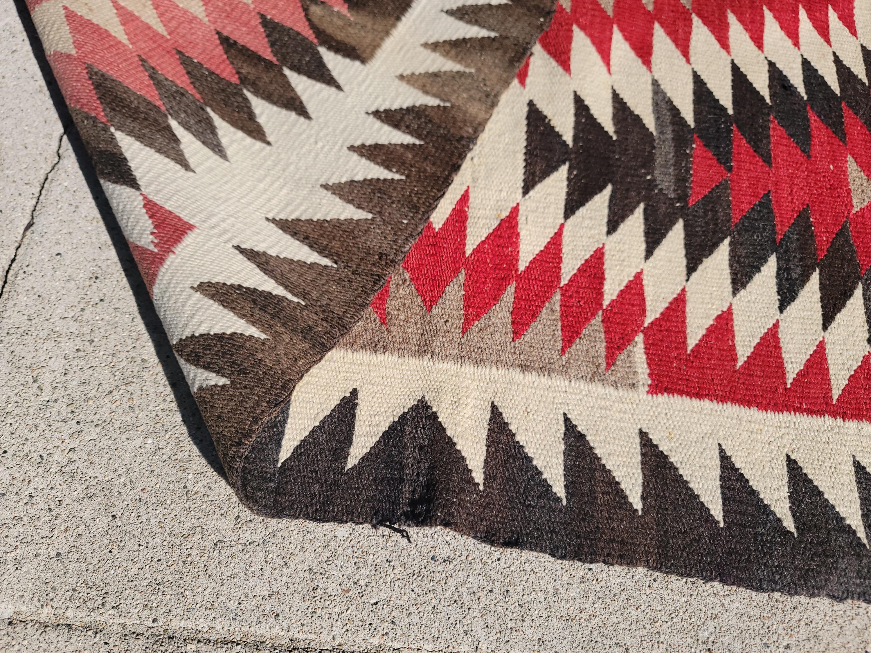American Early Navajo Geometric Weaving For Sale