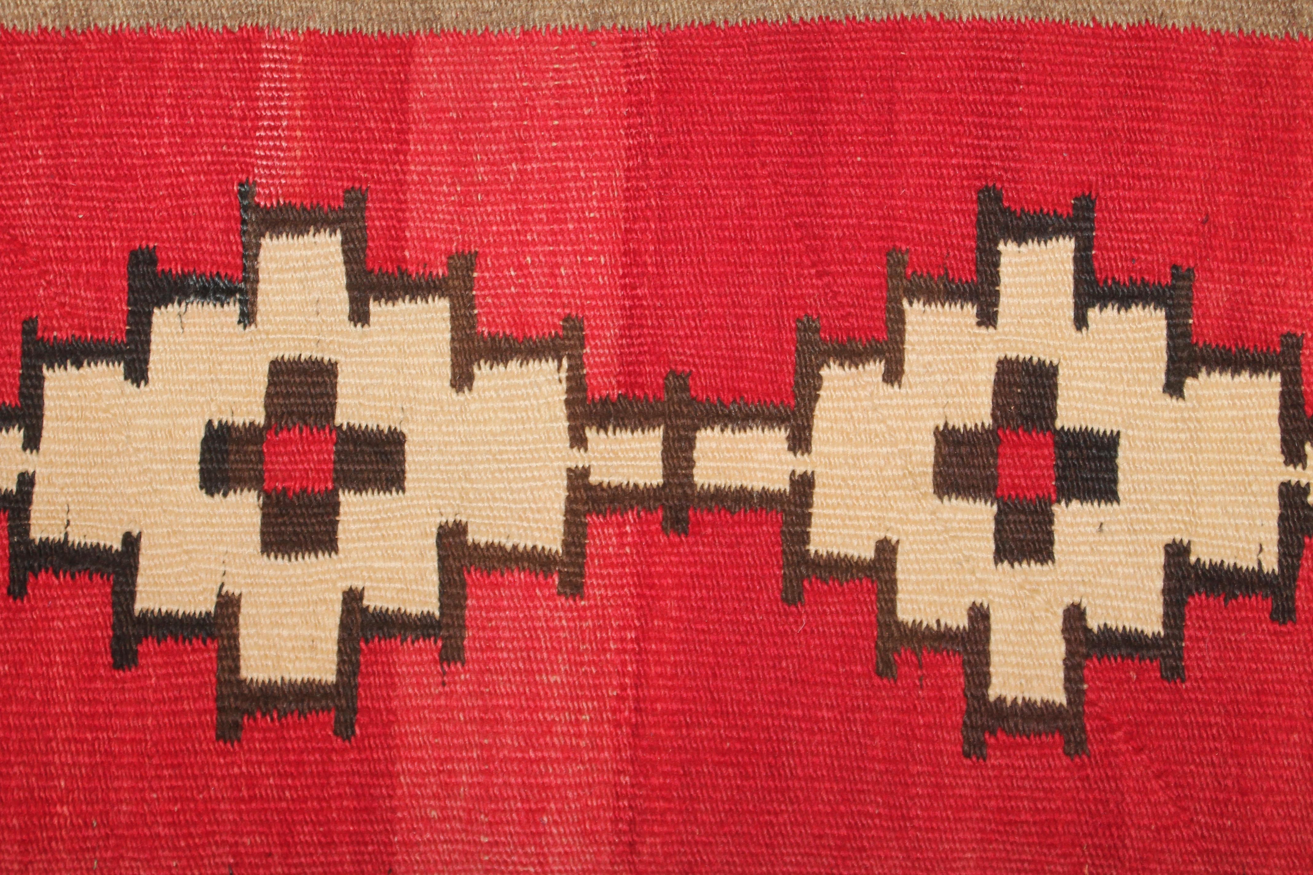 20th Century Early Navajo Indian Weaving