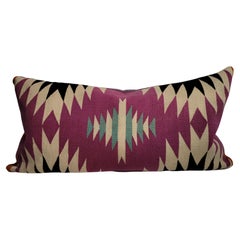 Early  Navajo Weaving Bolster Pillow