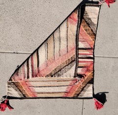 Early Navajo Weaving Saddle Blanket