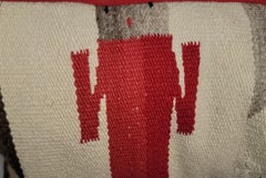 Early  Navajo  / Yei  Indian Weaving Bolster Pillow