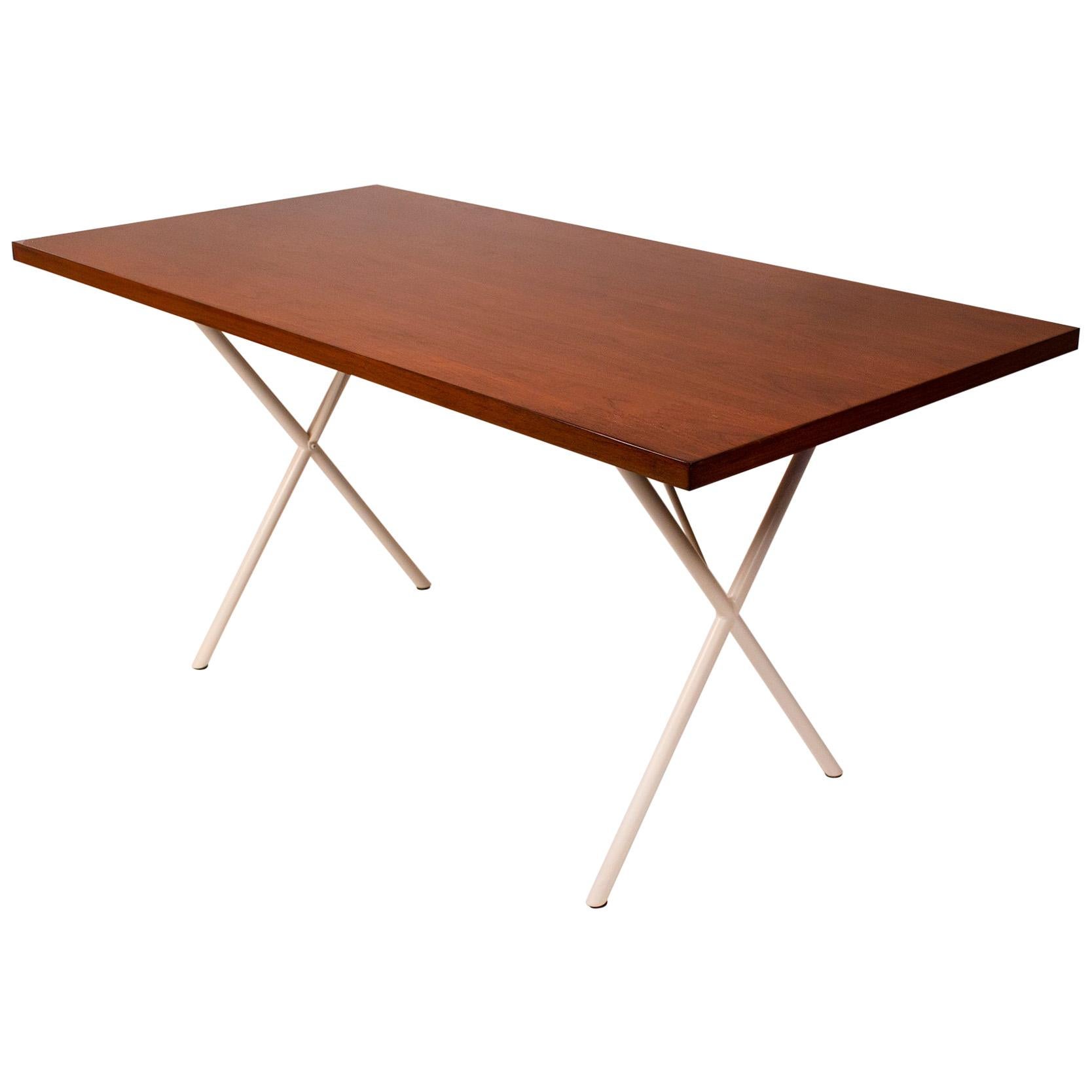 Nelson X-Leg Table/Desk by George Nelson for Herman Miller, Early 