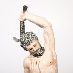 Early Neo-Classical Meissen Porcelain Sculpture of Samson & the Phillistines