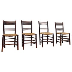 Early Nineteenth Century Ash and Elm Vernacular Chairs