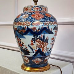 Early Nineteenth Century Imari Lamp