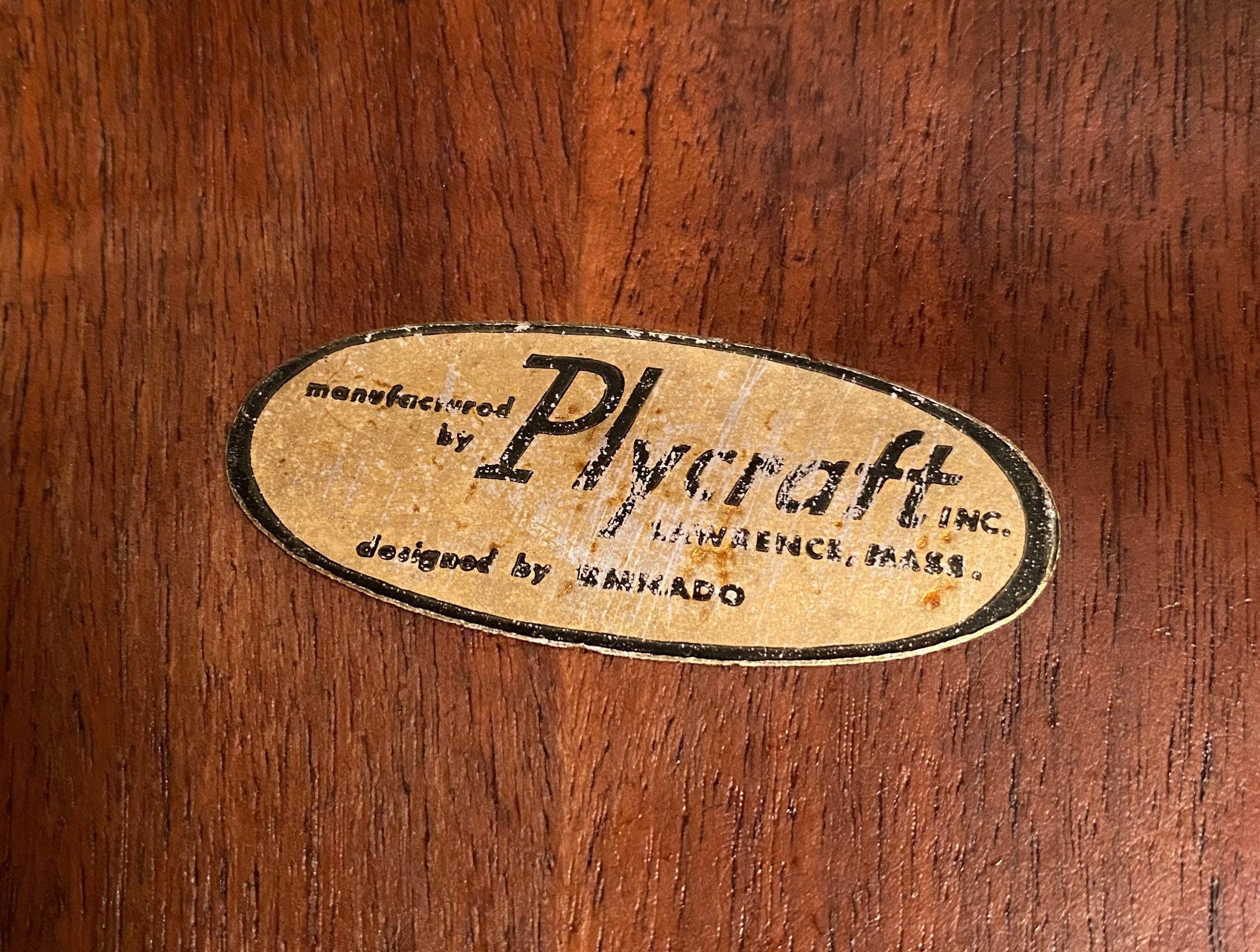 Early Norman Cherner Pretzel Chair for Plycraft in Walnut, c. 1960 2
